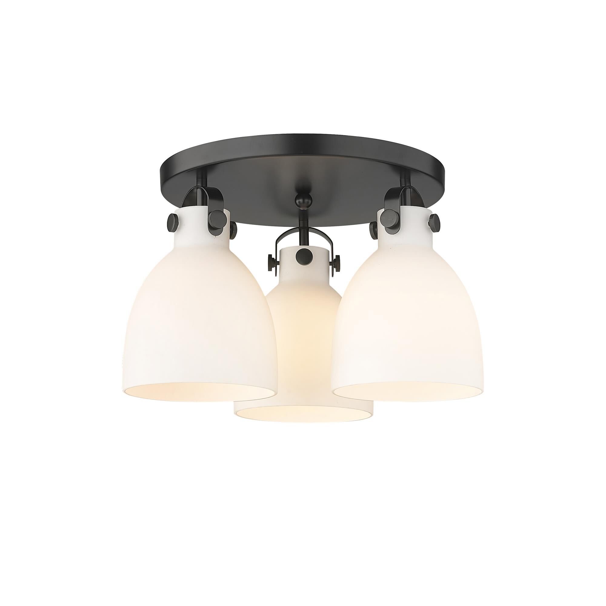 Shown in Matte Black finish and Matte White glass