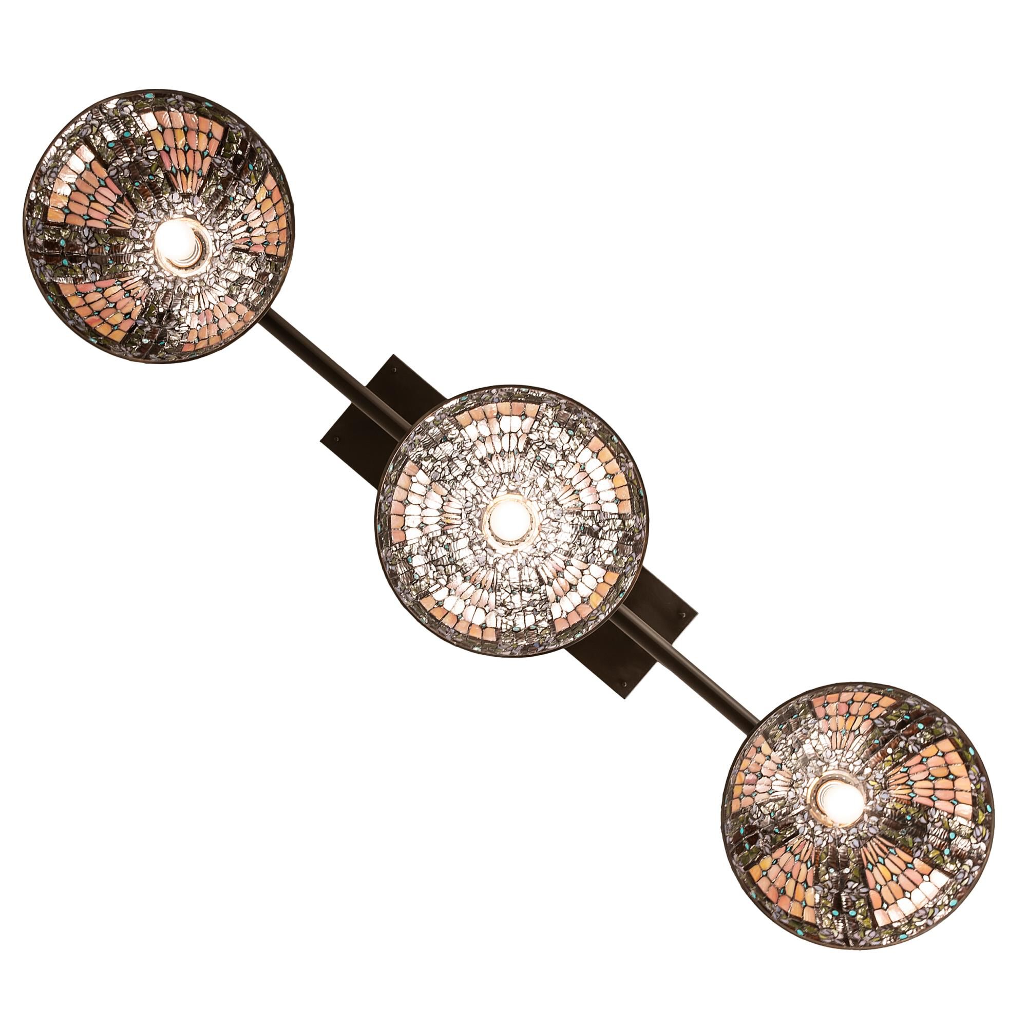 Fleur-De-Lis 65 Inch 3 Light Linear Suspension Light by Meyda Lighting