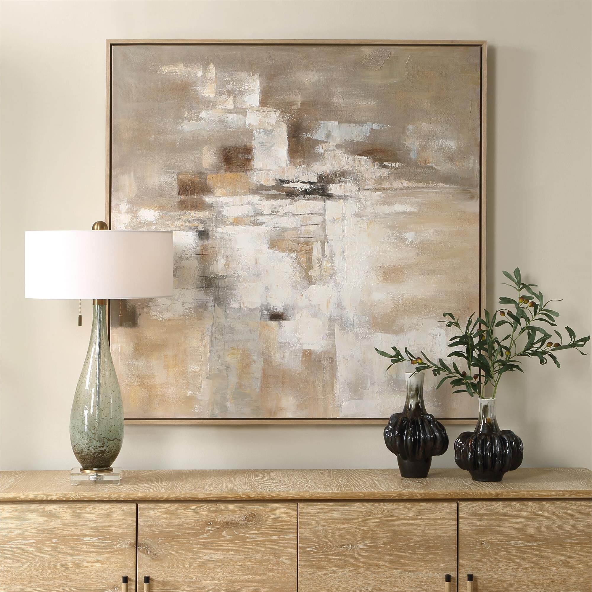 Uttermost Time To Time Hand Painted Abstract Art Painting by Uttermost