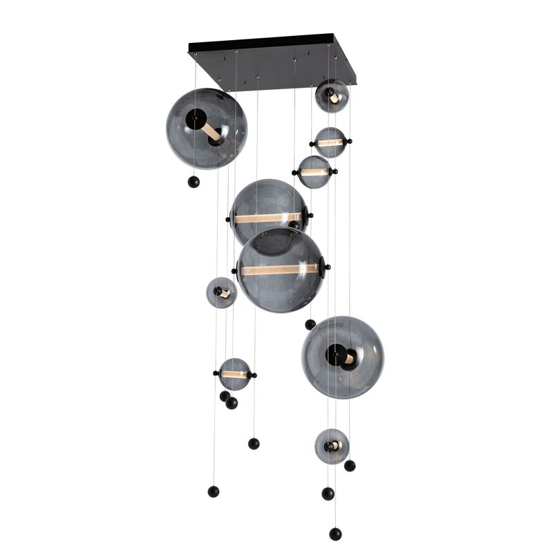 Abacus 36 Inch Linear Chandelier by Hubbardton Forge