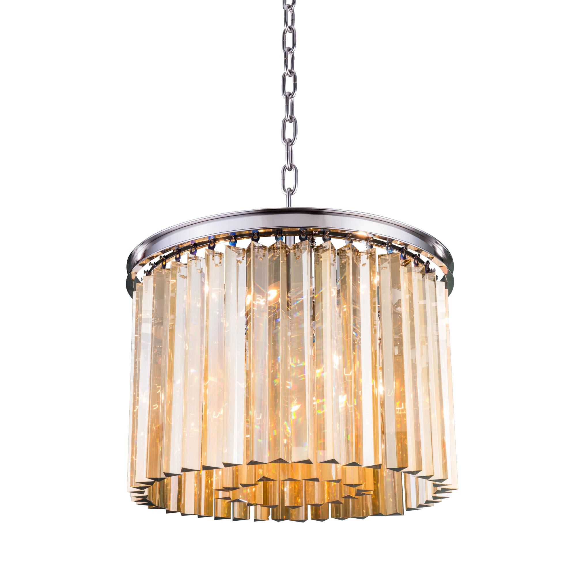 Sydney 20 Inch 6 Light Mini Chandelier by Elegant Lighting