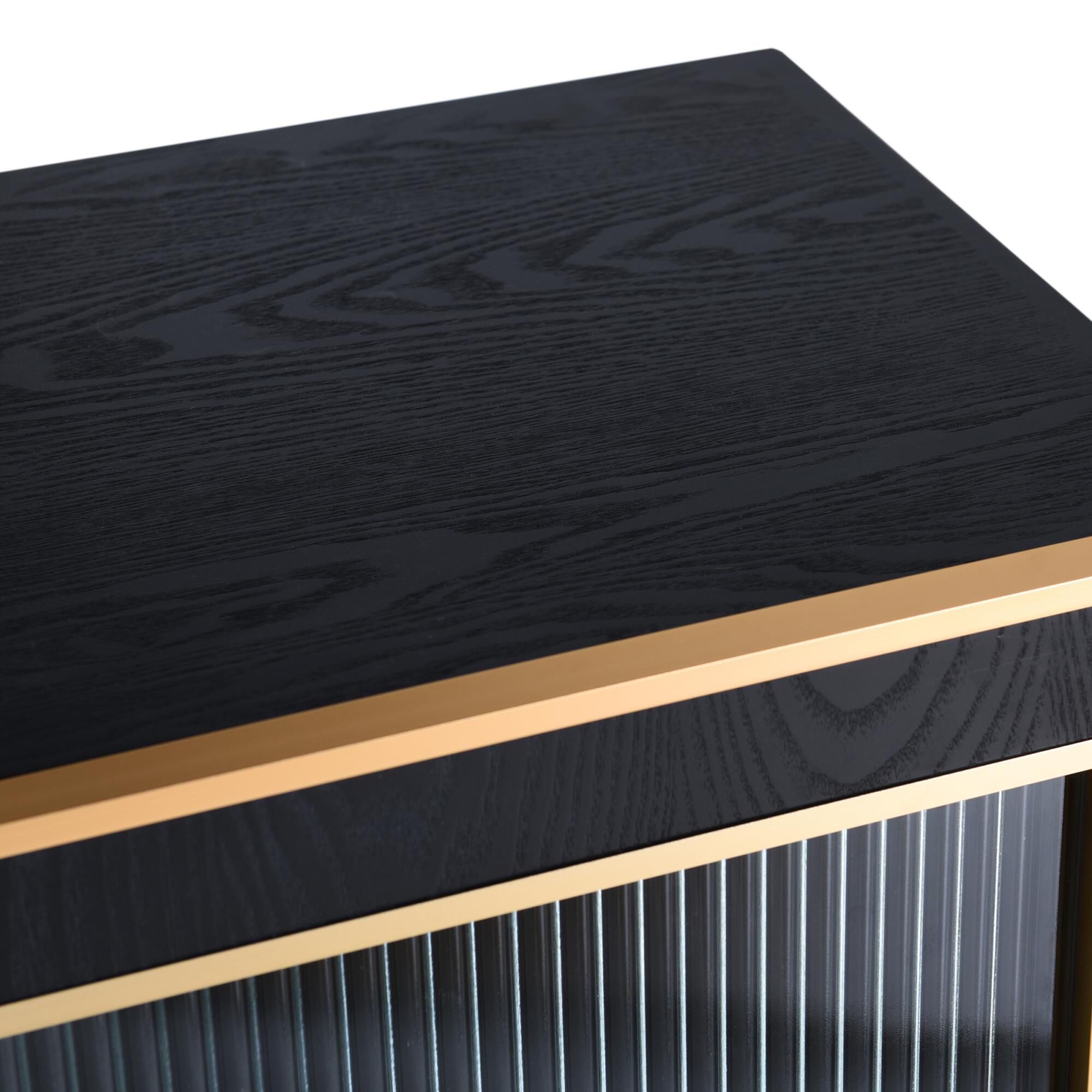 Shown in Ebony & Gold finish