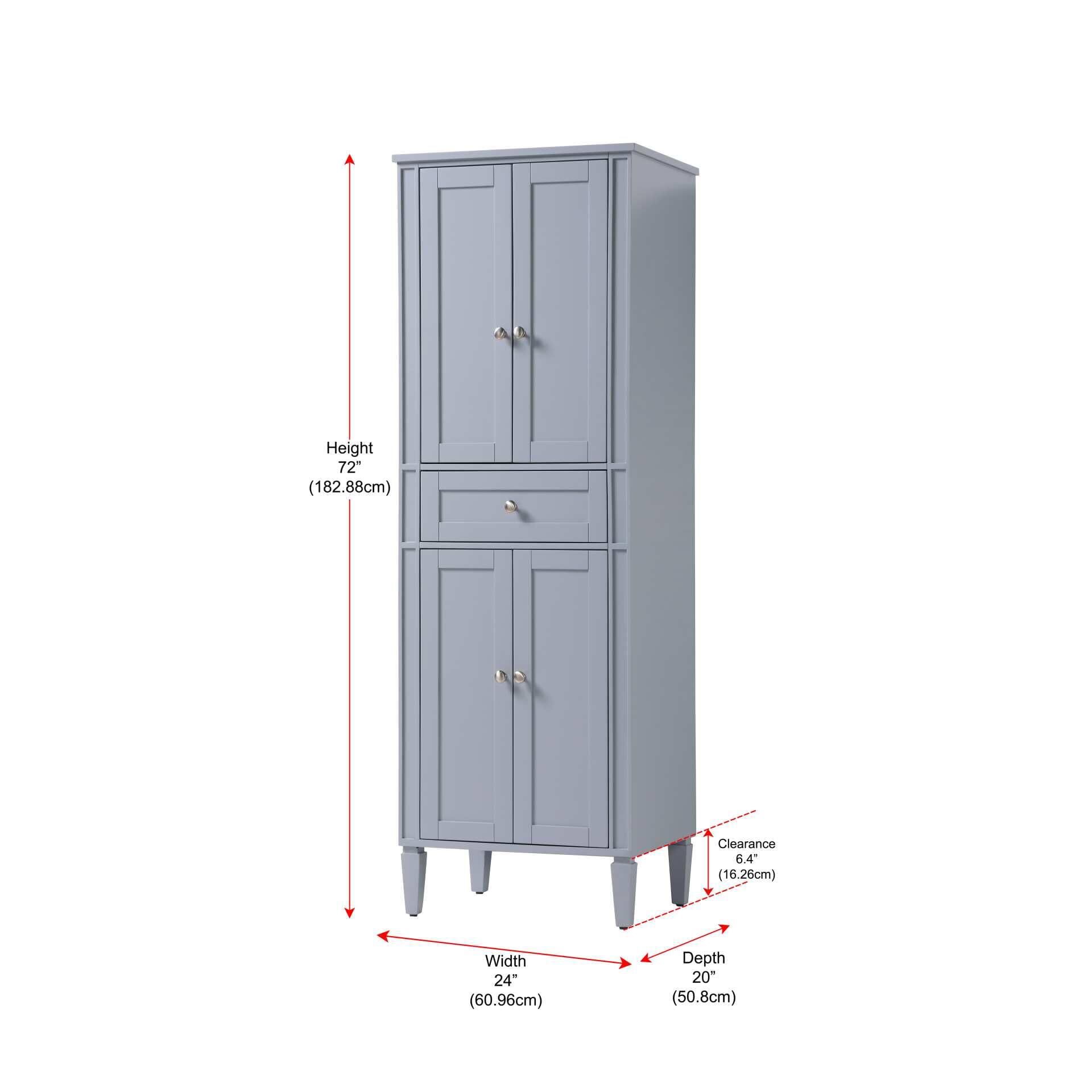 Park Avenue 72 Inch Storage Cabinet by Elegant Decor