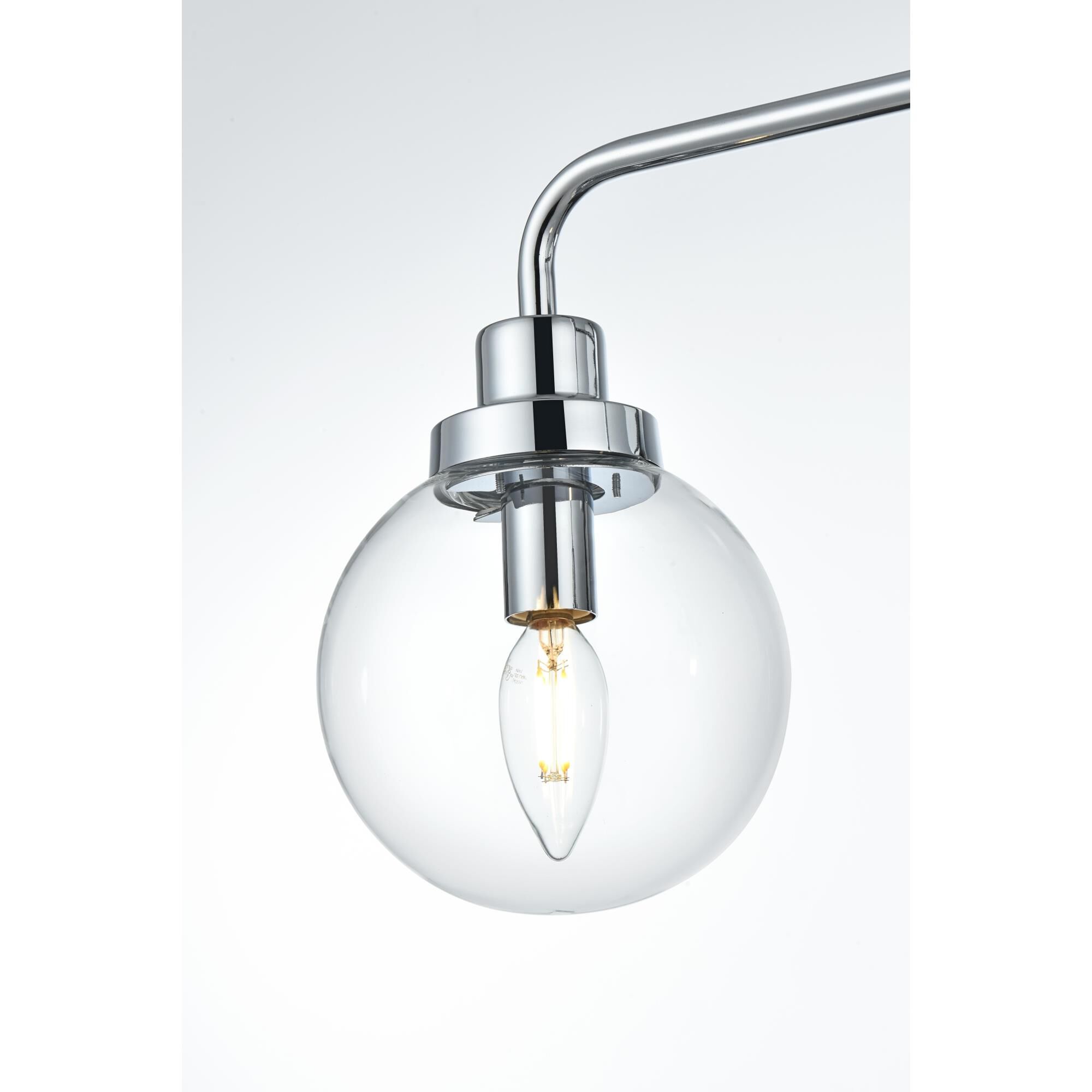 Shown in Chrome And Clear finish