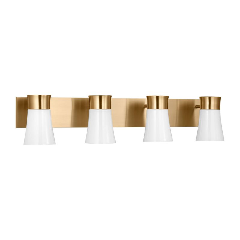 Drew & Jonathan Roy 32 Inch 4 Light Bath Vanity Light by Visual Comfort Studio