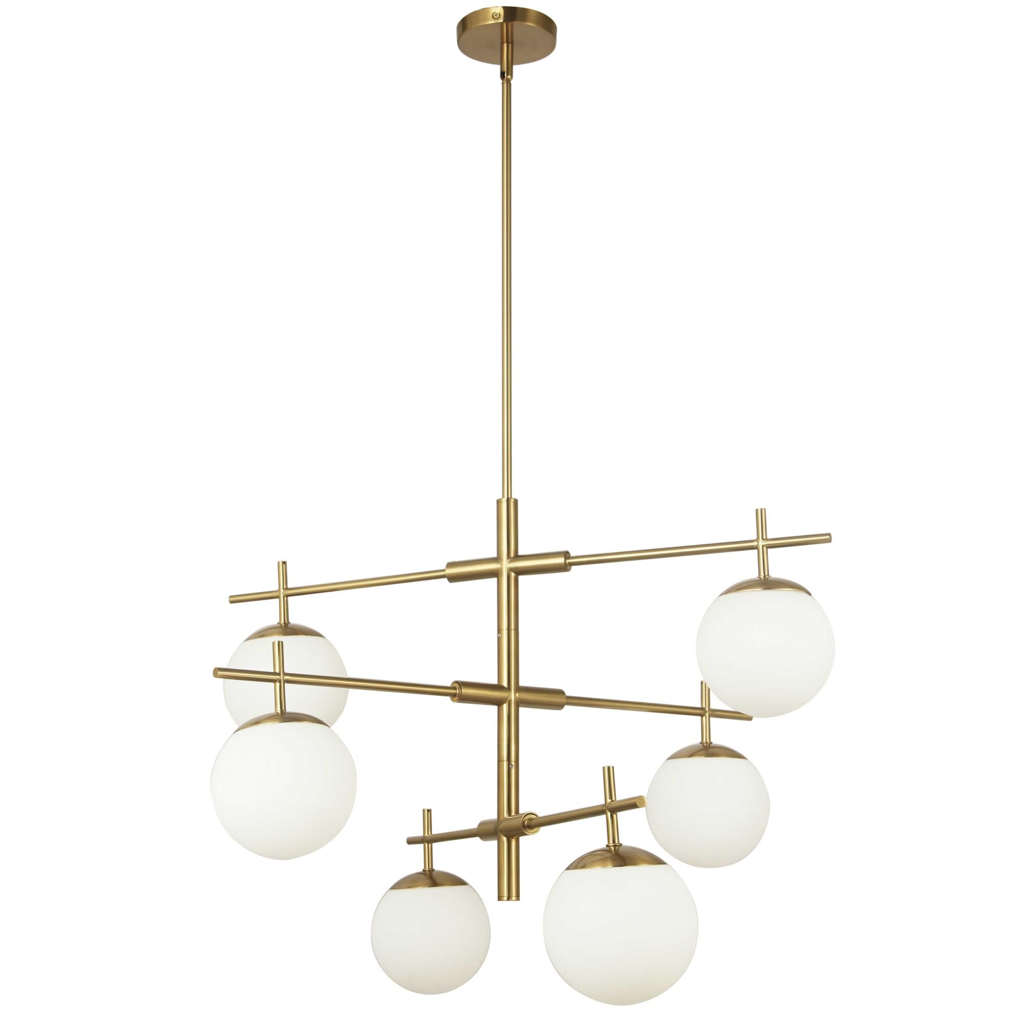 Caelia 30 Inch 6 Light Chandelier by Dainolite