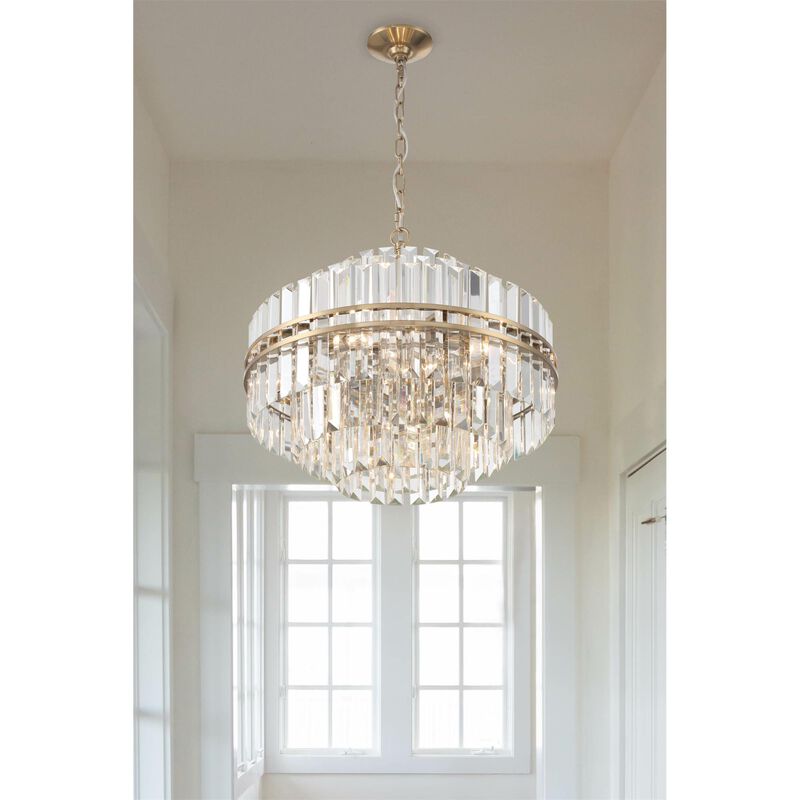 Hayes 22 Inch Chandelier by Crystorama