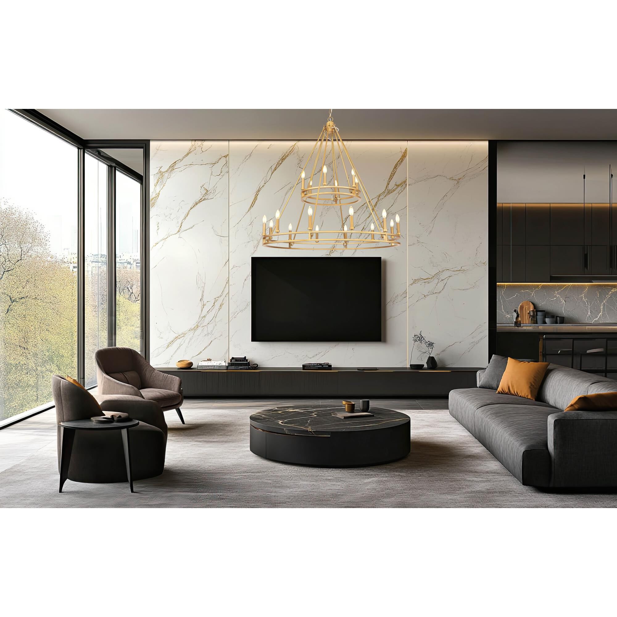 Shown in Signature Brass finish