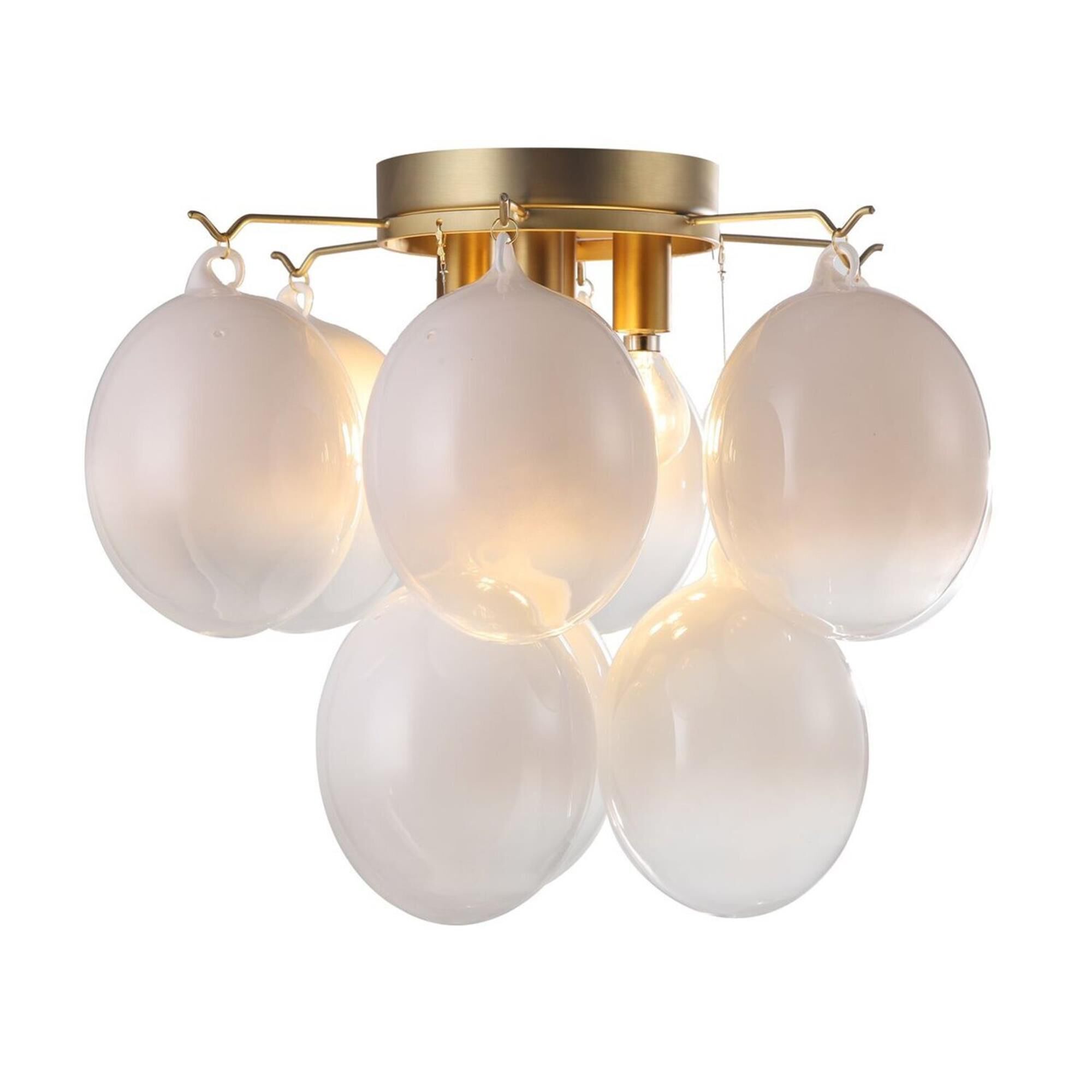 Globo 16 Inch Semi Flush Mount,