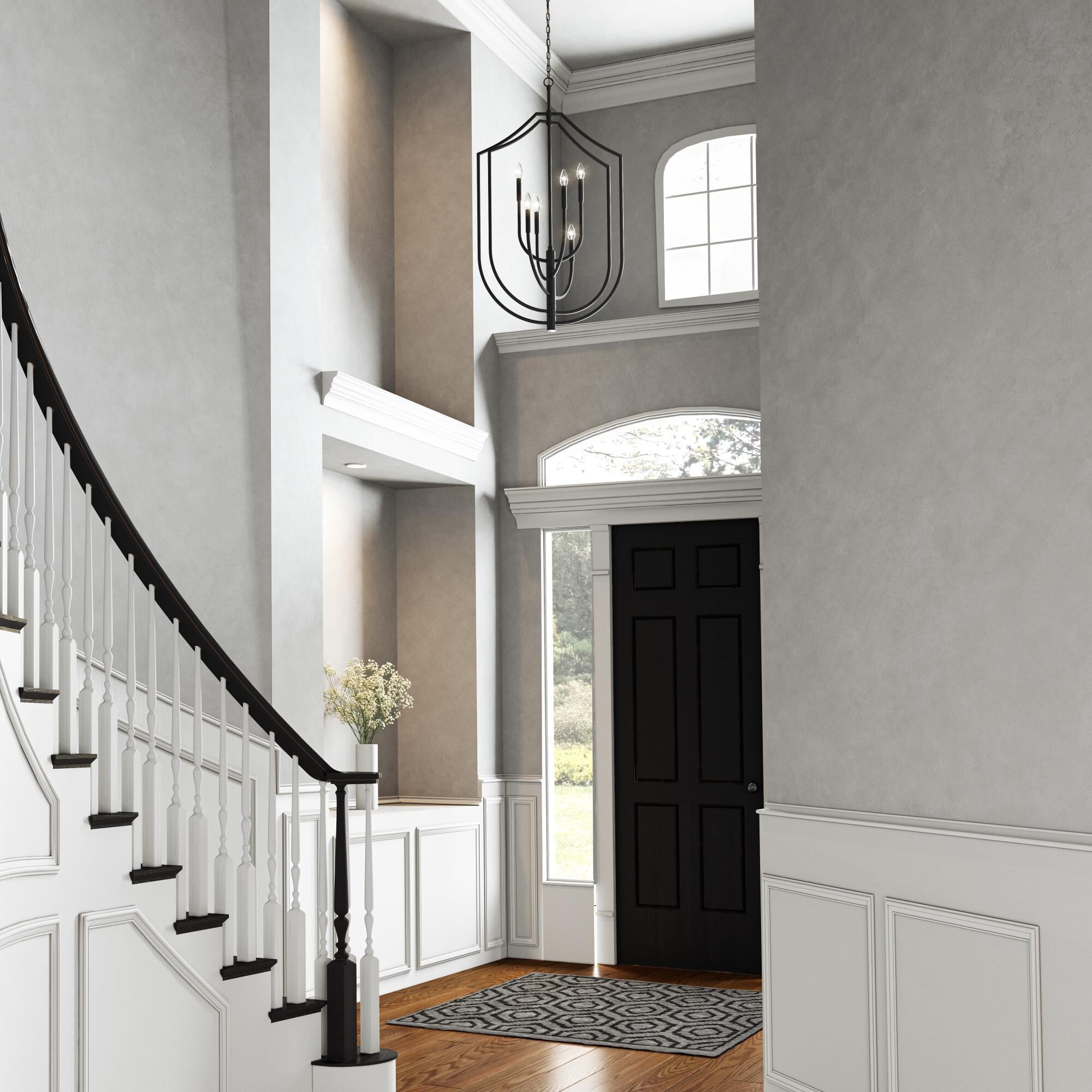 Shown in Black finish