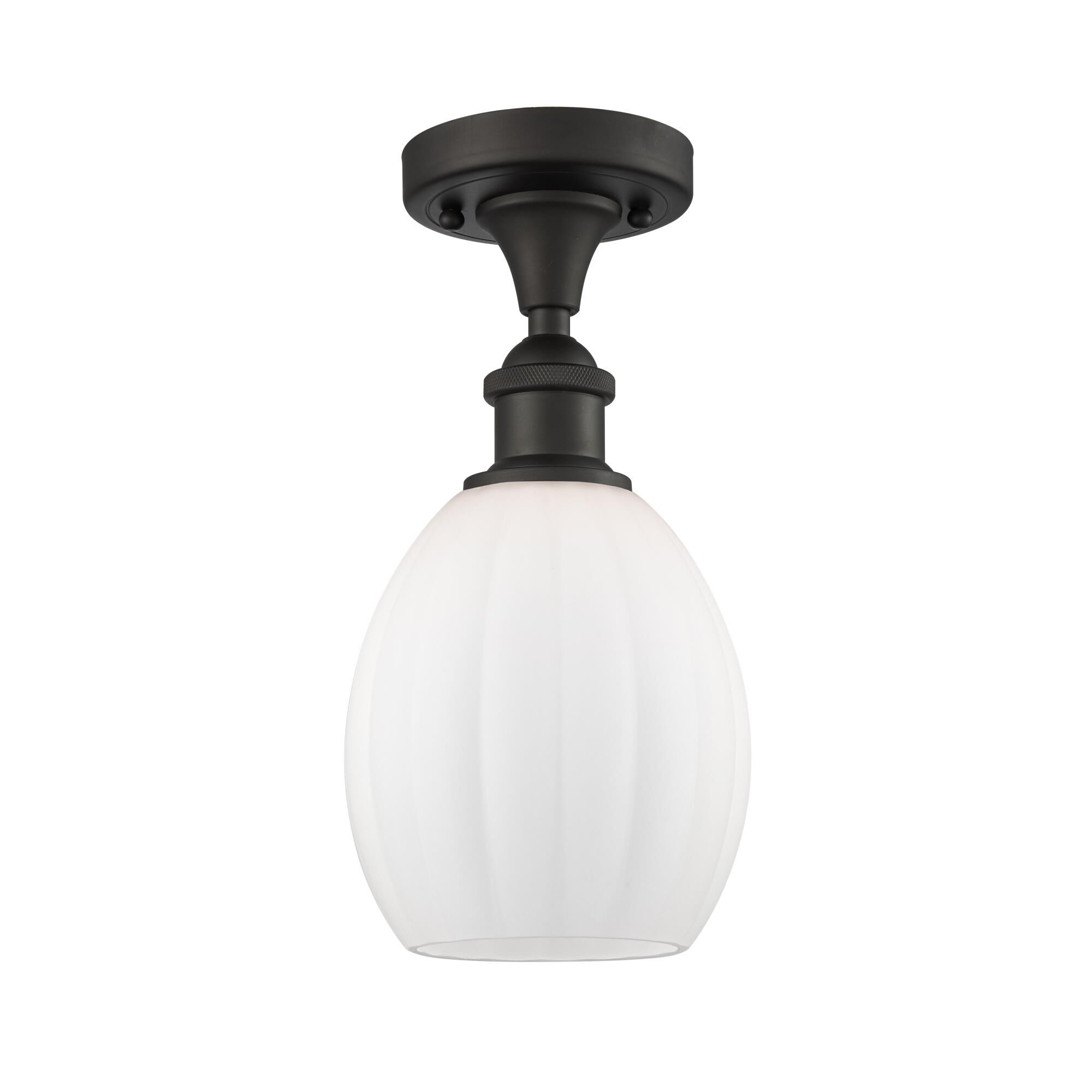 Bruno Marashlian Eaton 6 Inch 1 Light LED Semi Flush Mount by Innovations Lighting