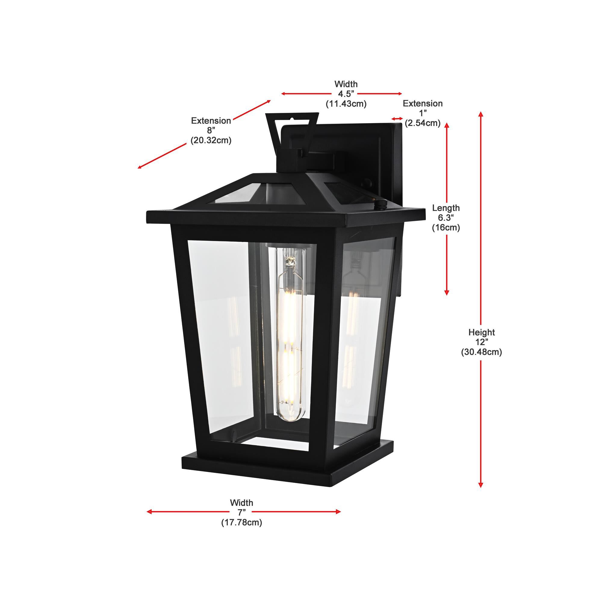 Cayman 7 Inch Outdoor Wall Light by Elegant Lighting