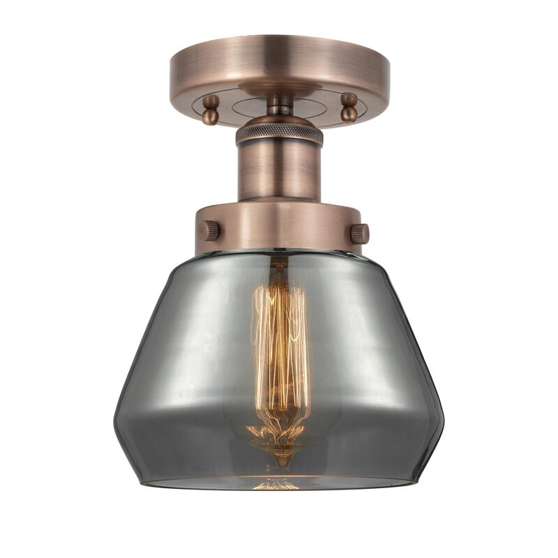 Bruno Marashlian Fulton 6 Inch 1 Light Semi Flush Mount by Innovations Lighting