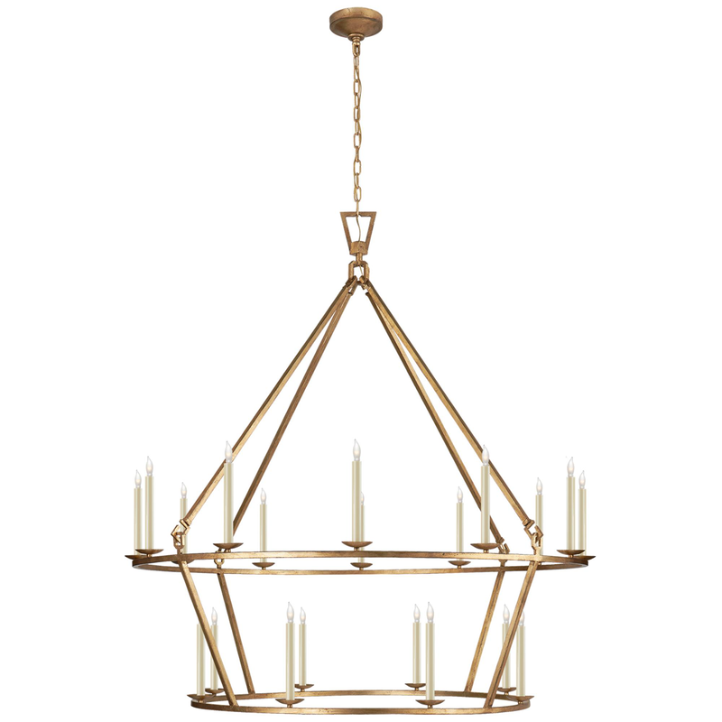 Chapman & Myers Darlana 50 Inch 20 Light Chandelier by Visual Comfort Signature Collection