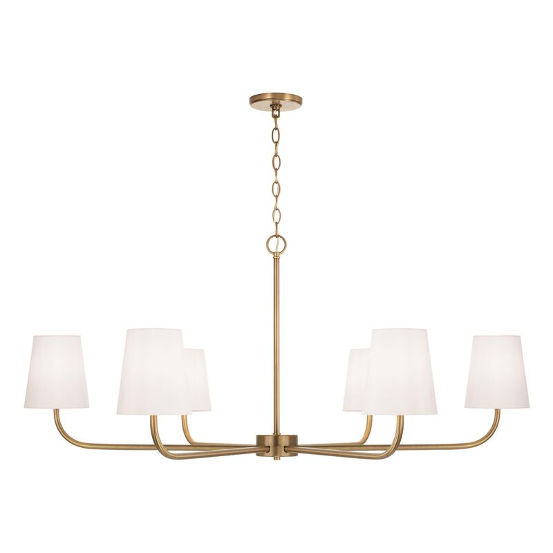 Brody 47 Inch 6 Light Chandelier by Capital Lighting Fixture Company