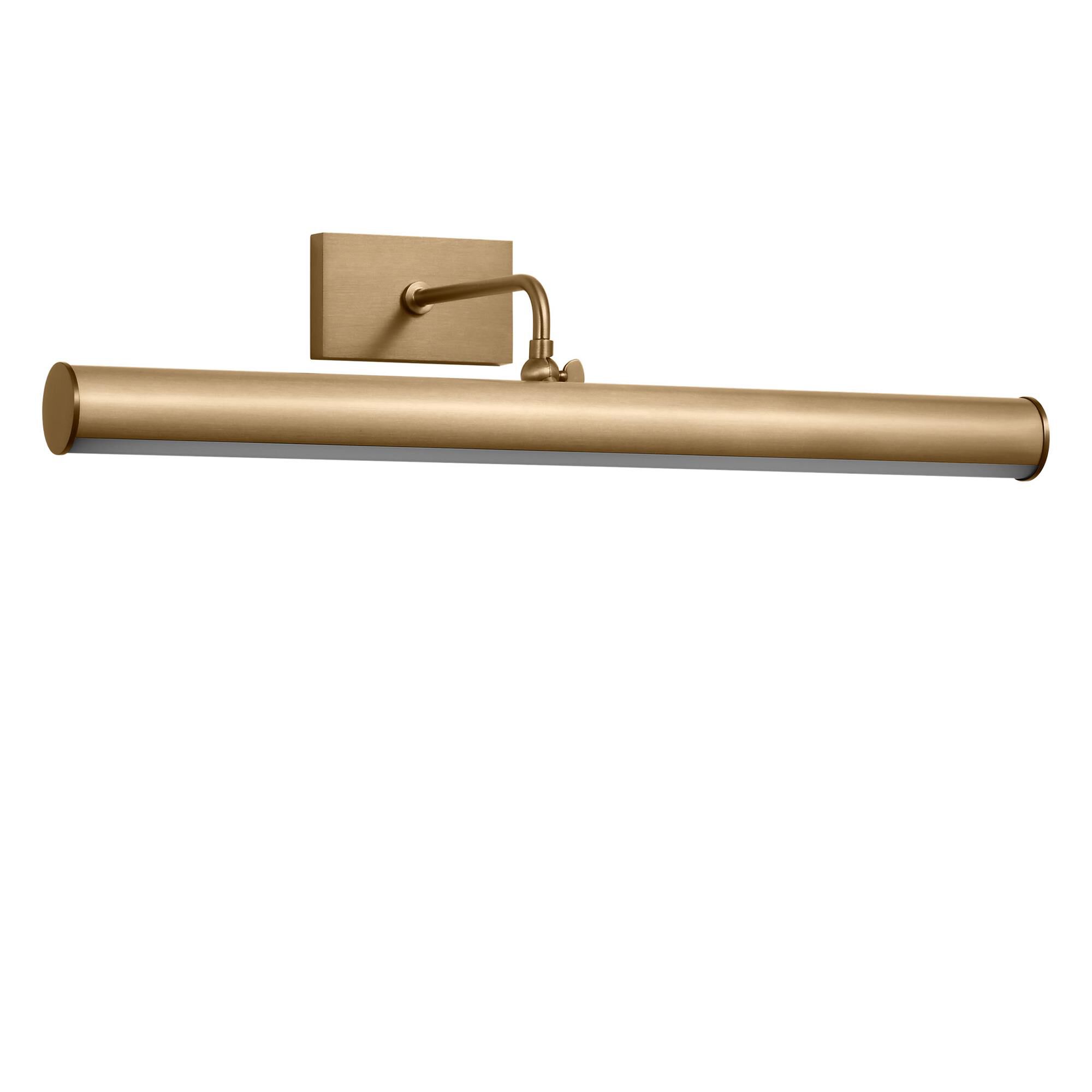 Shown in Satin Brass finish and White Acrylic Diffuser shade