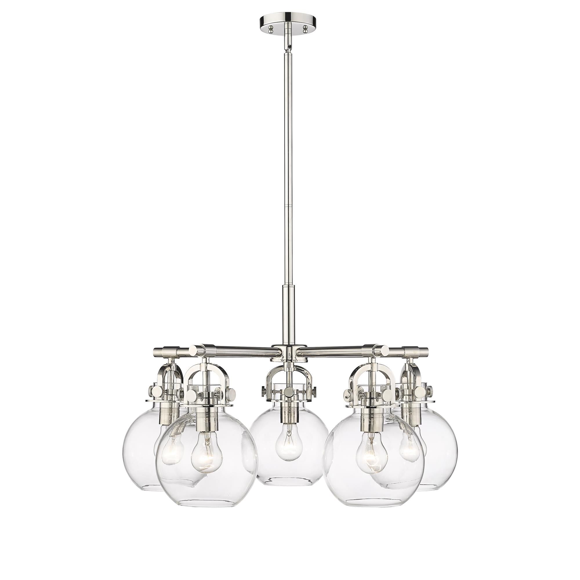 Bruno Marashlian Newton Sphere 26 Inch 5 Light Chandelier by Innovations Lighting