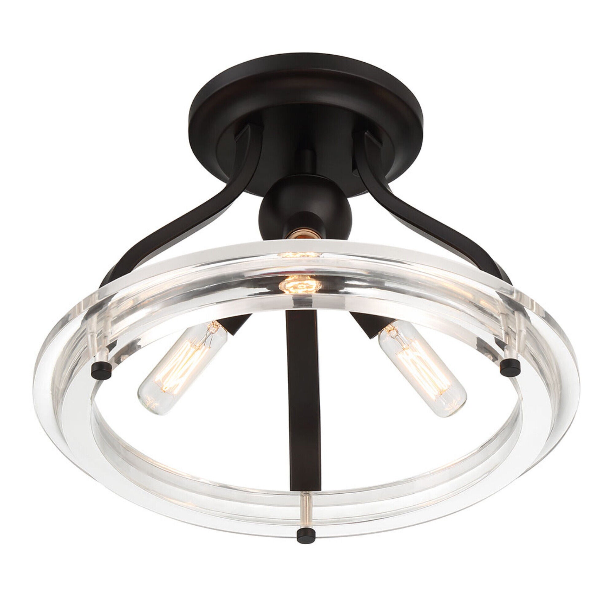 13 Inch Semi Flush Mount,