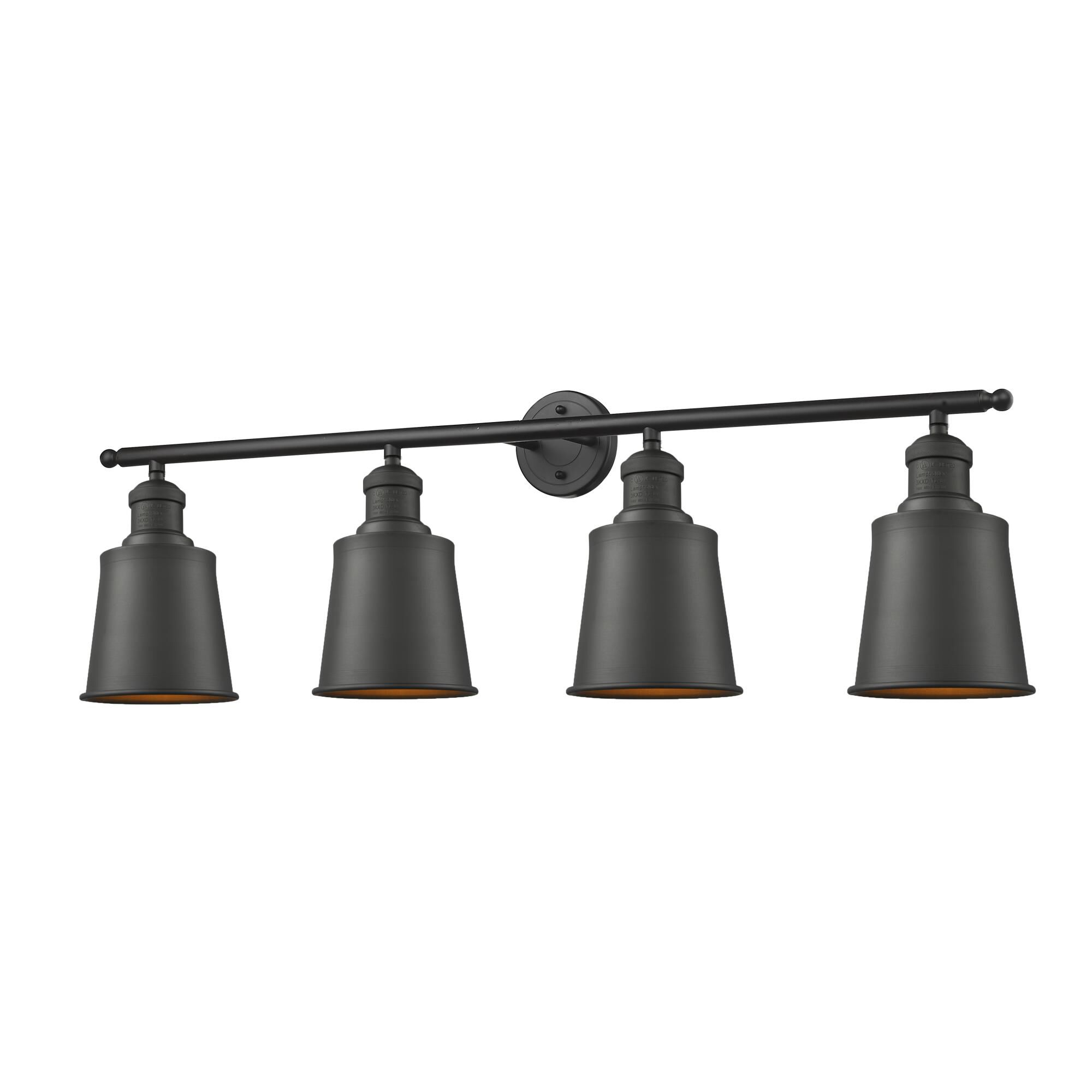 Shown in Oil Rubbed Bronze finish and Oil Rubbed Bronze shade
