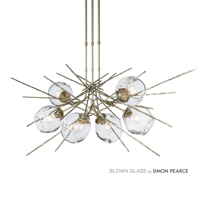 Griffin Large Linear Chandelier by Hubbardton Forge