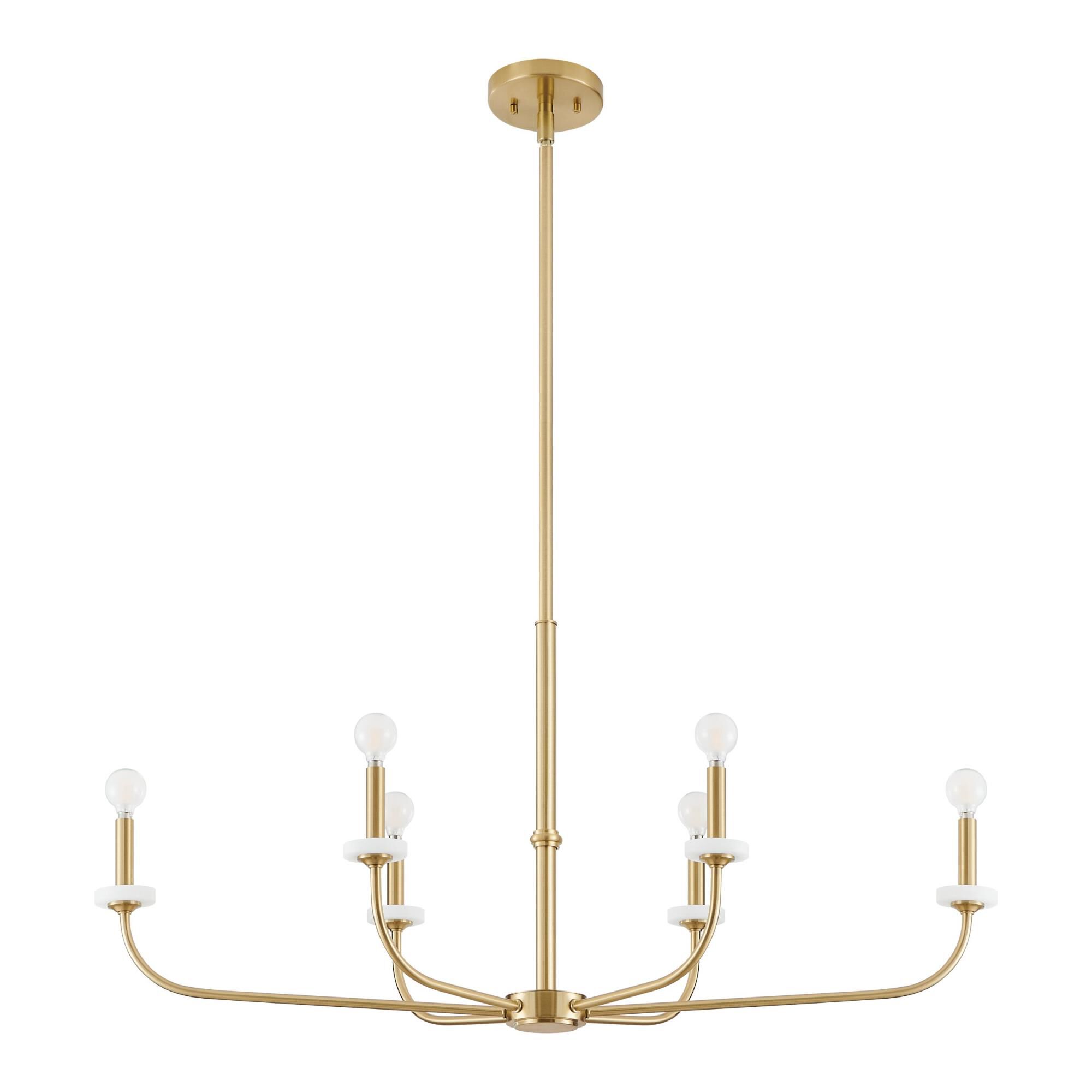 Shown in Brushed Gold finish