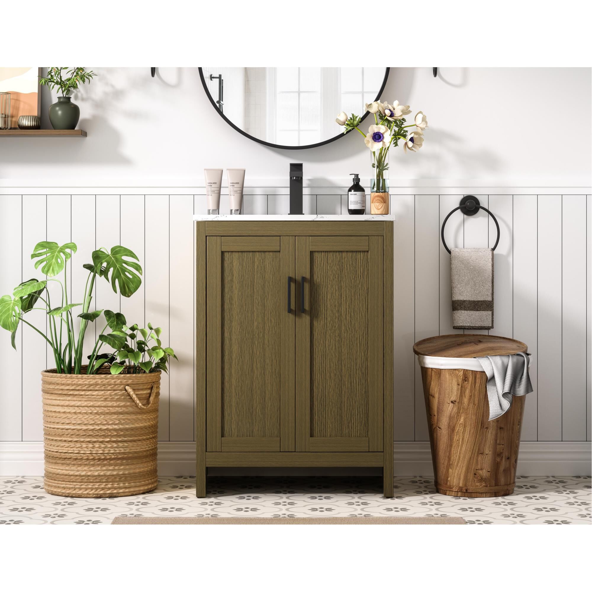 Shown in Chestnut Brown finish