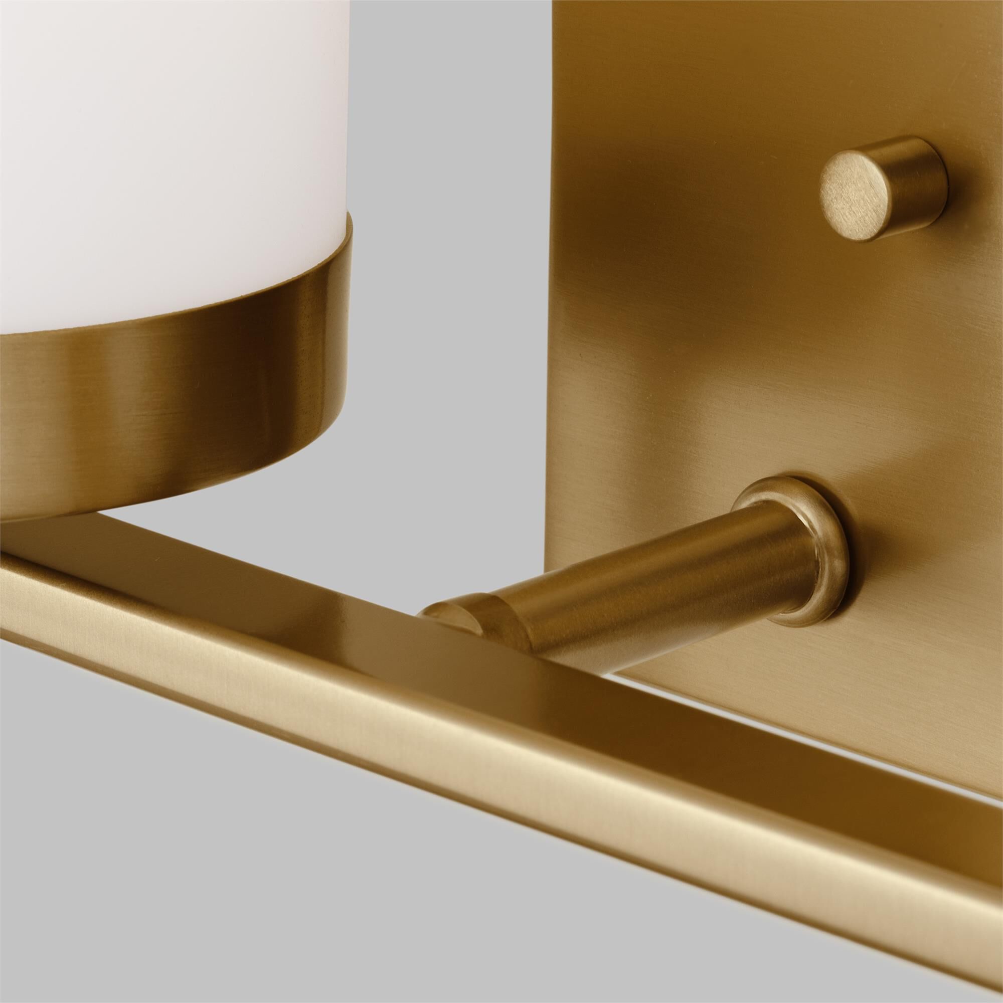Shown in Satin Brass finish and Etched / White Inside Glass s shade