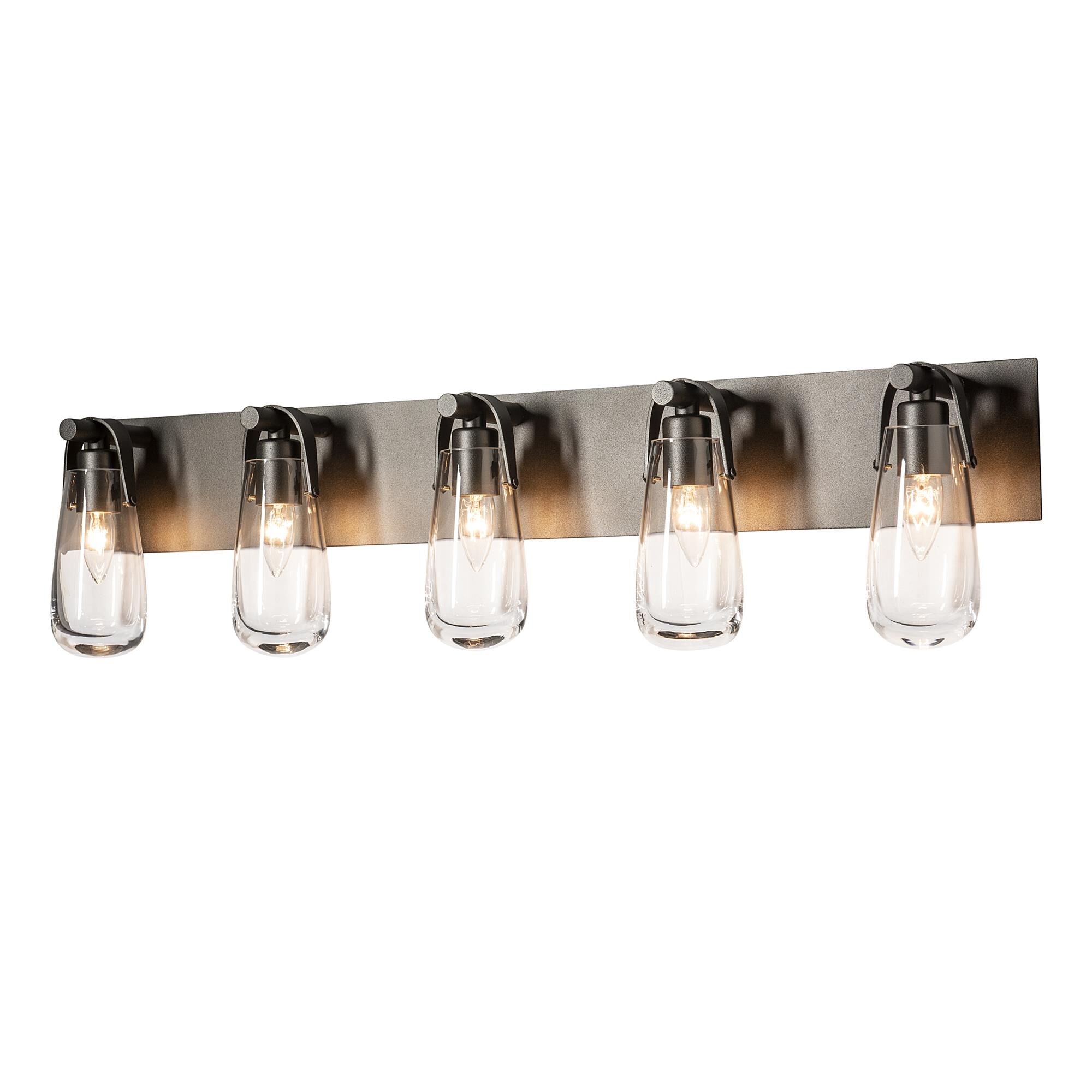 Shown in Oil Rubbed Bronze finish and Clear glass