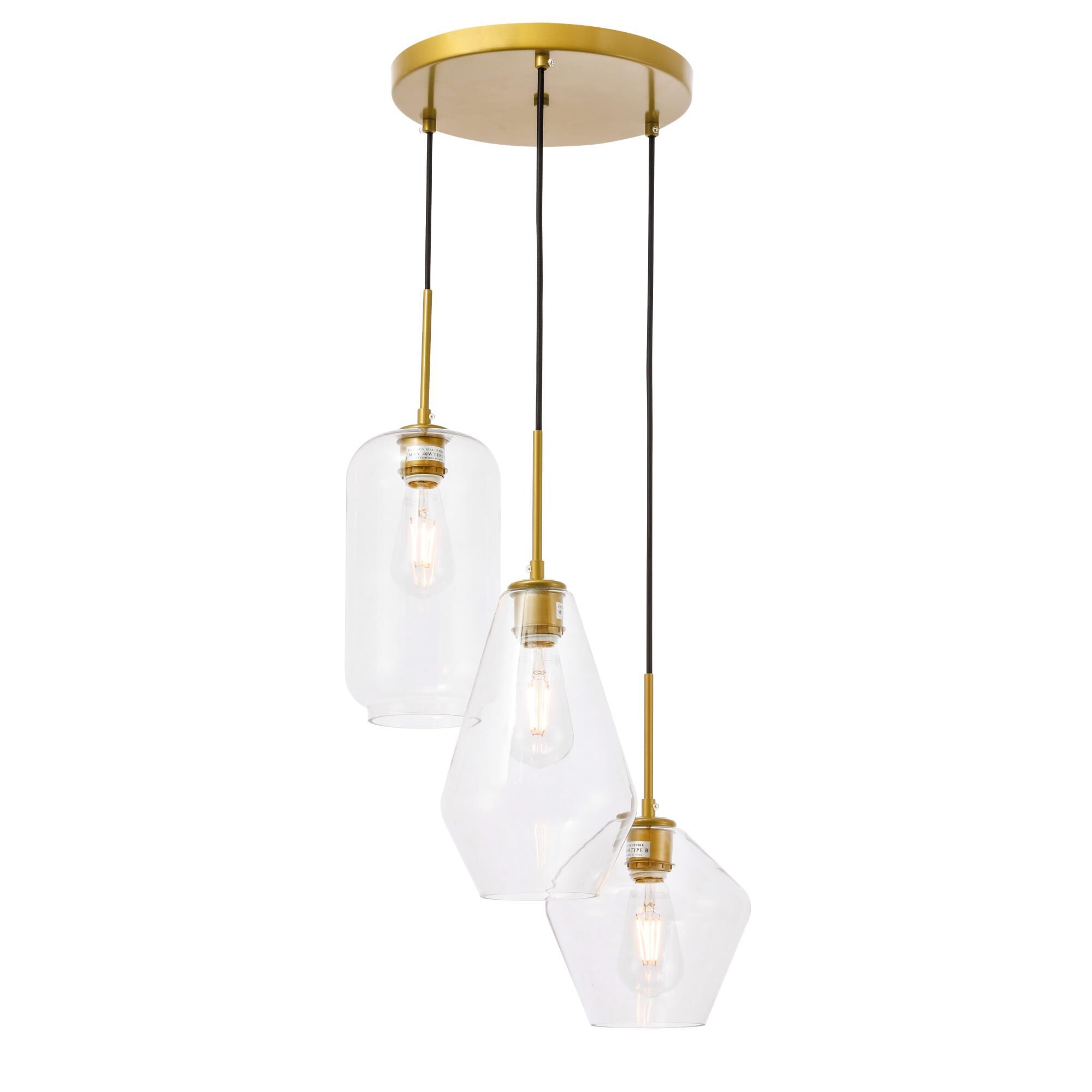 Shown in Brass finish