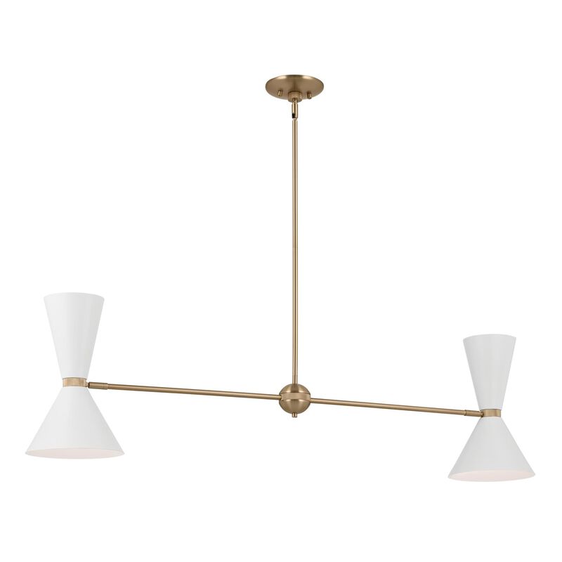 Phix Medium Linear Chandelier by Kichler