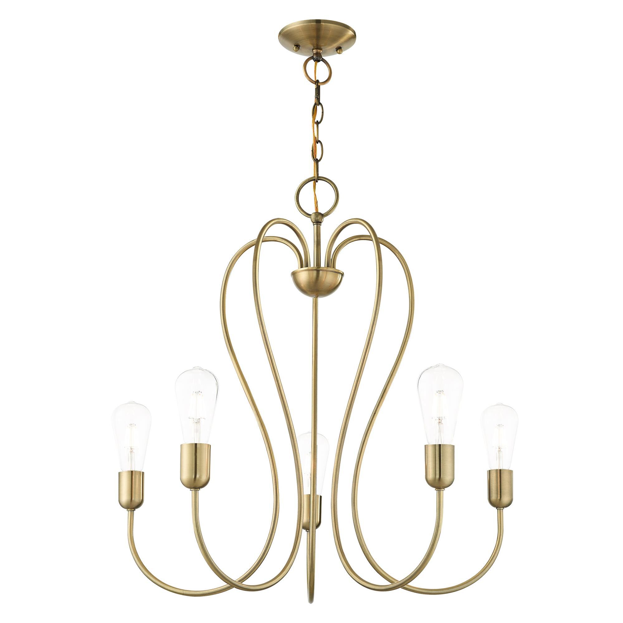 Shown in Antique Brass finish