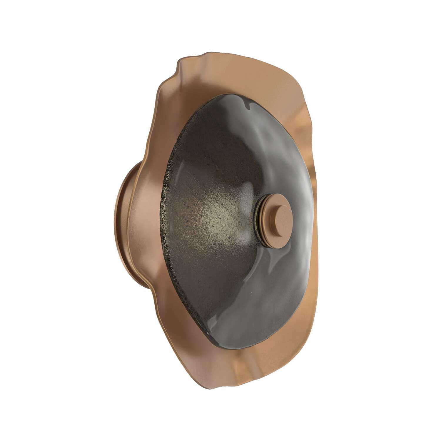 Shown in Novel Brass finish and Smoke Granite accent