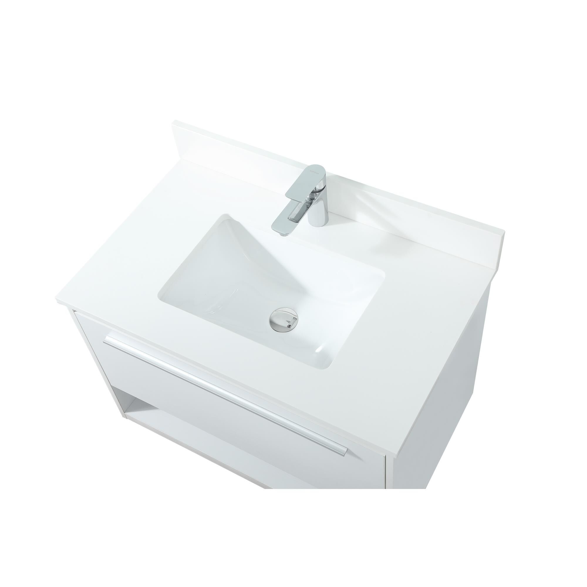 Shown in White finish