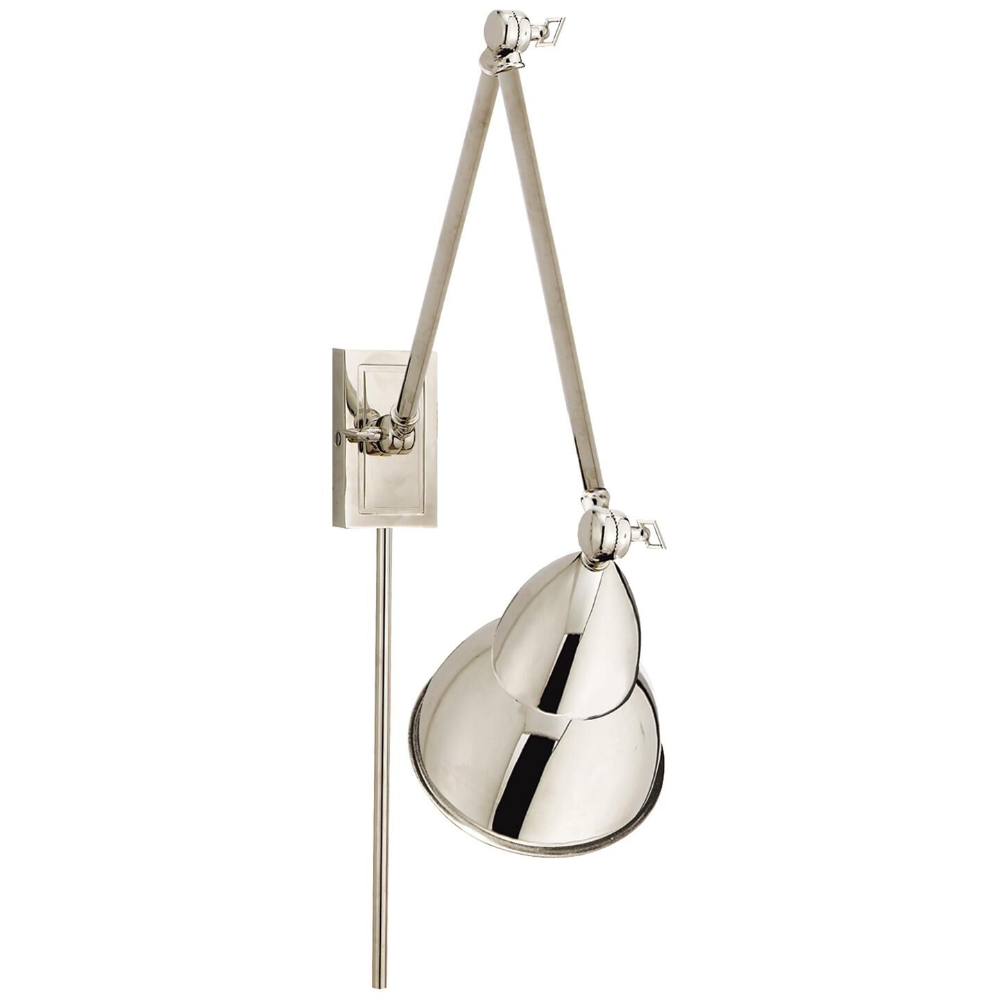 French Library Wall Swing Lamp by Visual Comfort Signature Collection