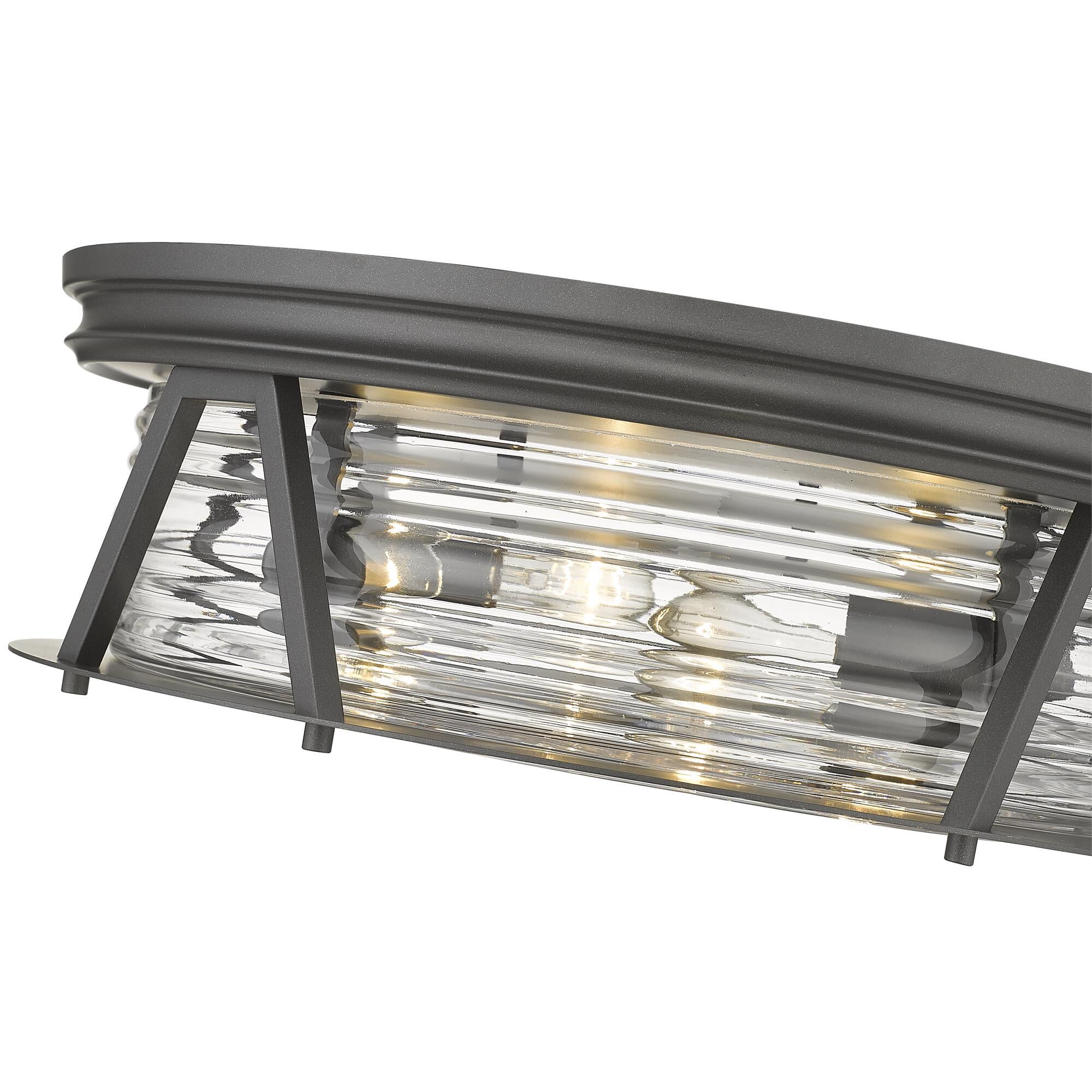 Shown in Bronze finish and Glass shade