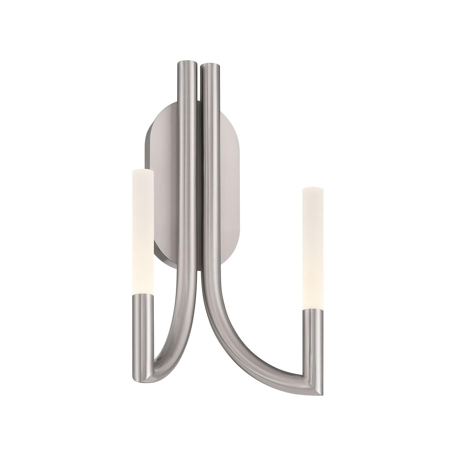 Shown in Nickel finish and Frosted Acrylic glass