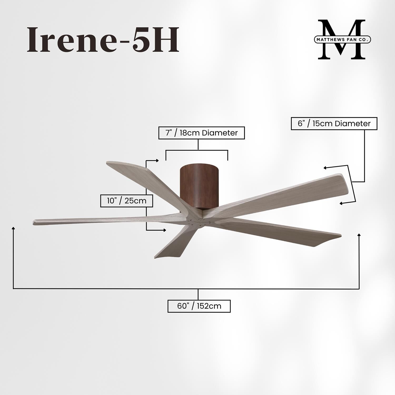 Shown in Walnut finish