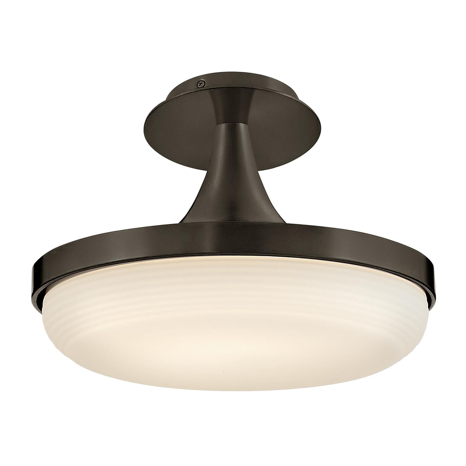 Shown in Black Oxide finish and Cased Opal glass