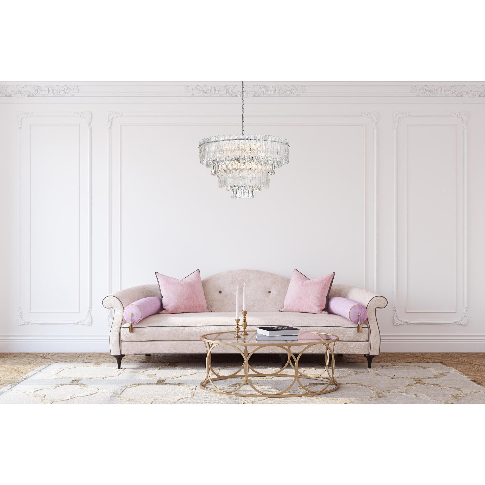 Emilia 25 Inch Chandelier by Elegant Lighting
