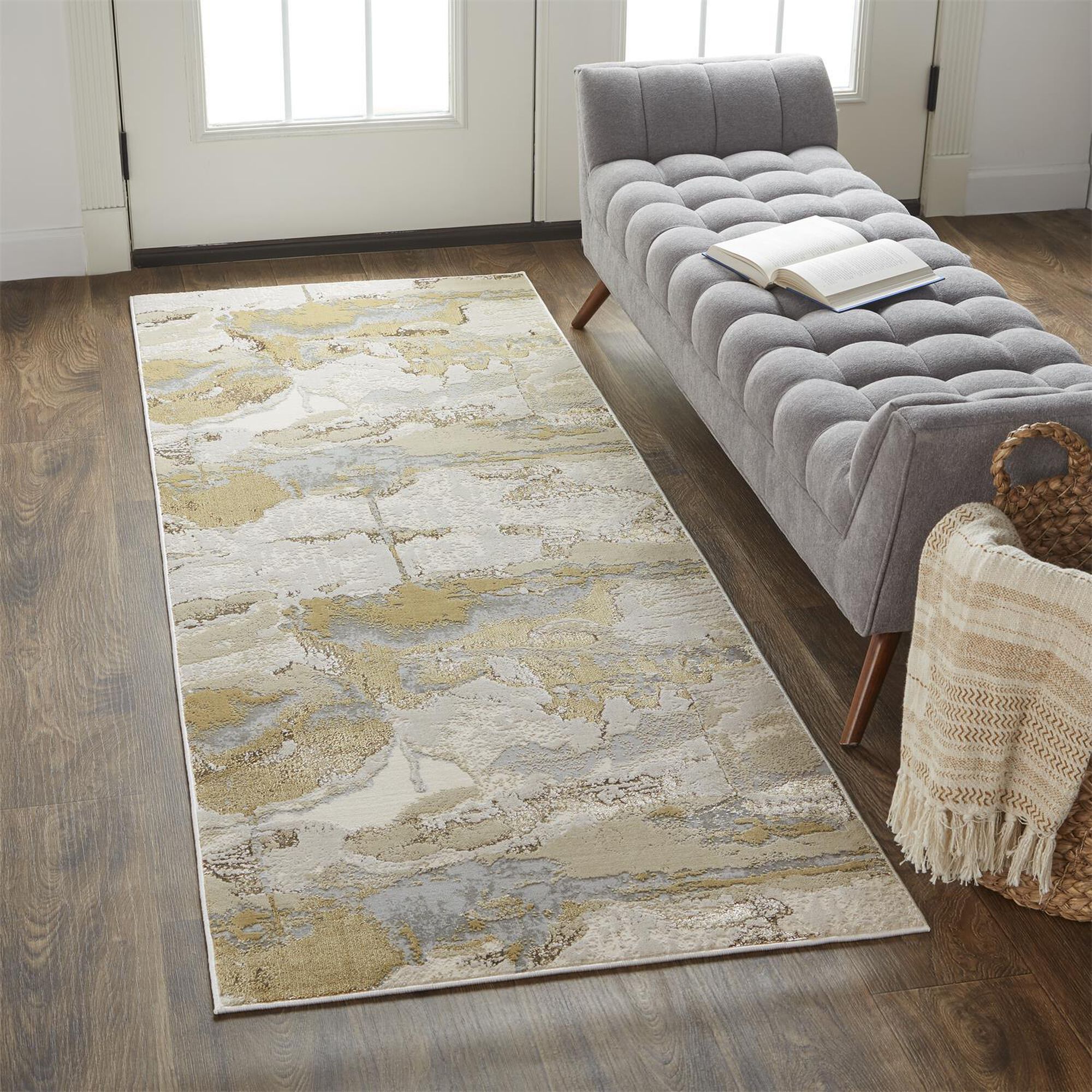 Aura Machine Woven Area Rug,