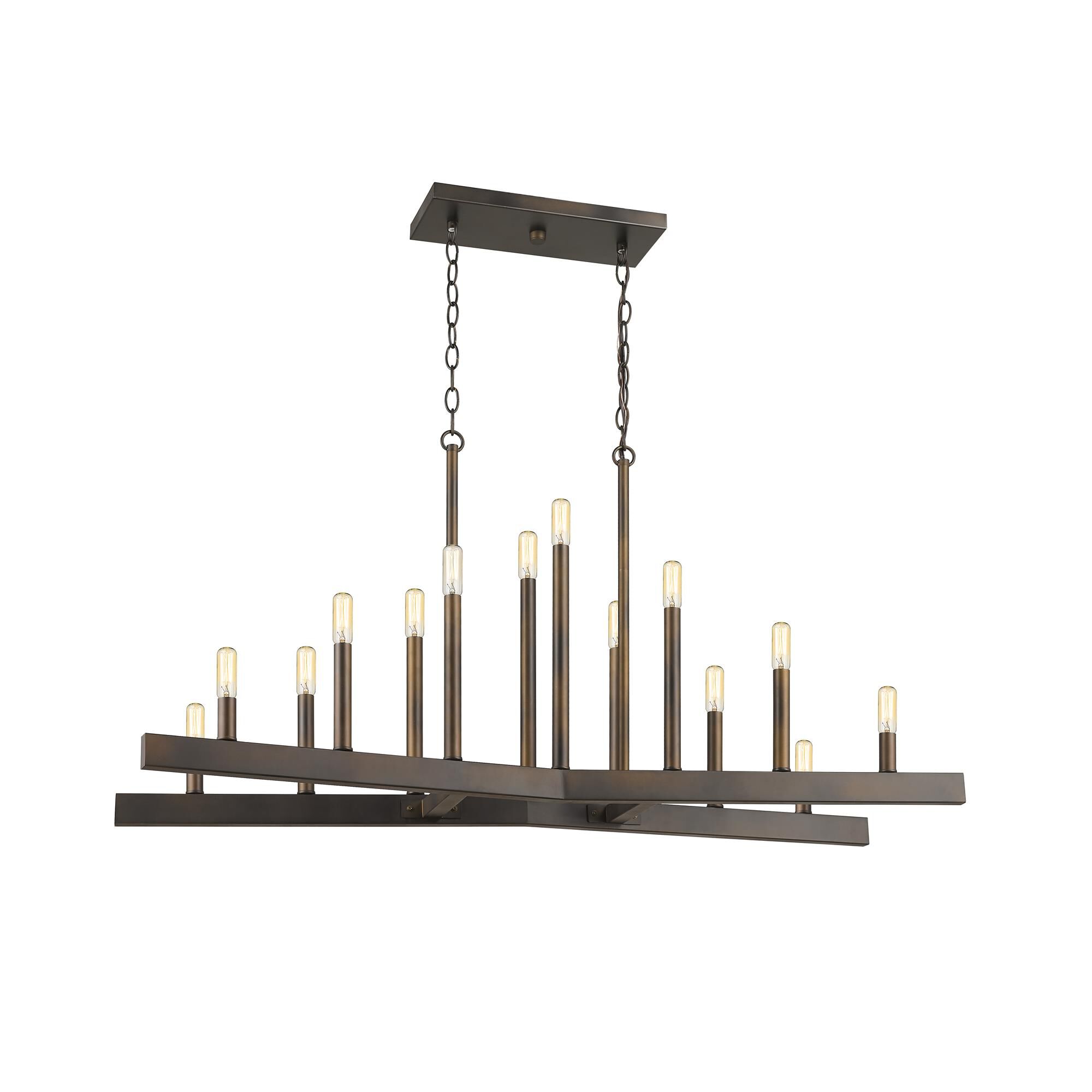 Fallon 42 Inch 14 Light Linear Suspension Light by Acclaim Lighting
