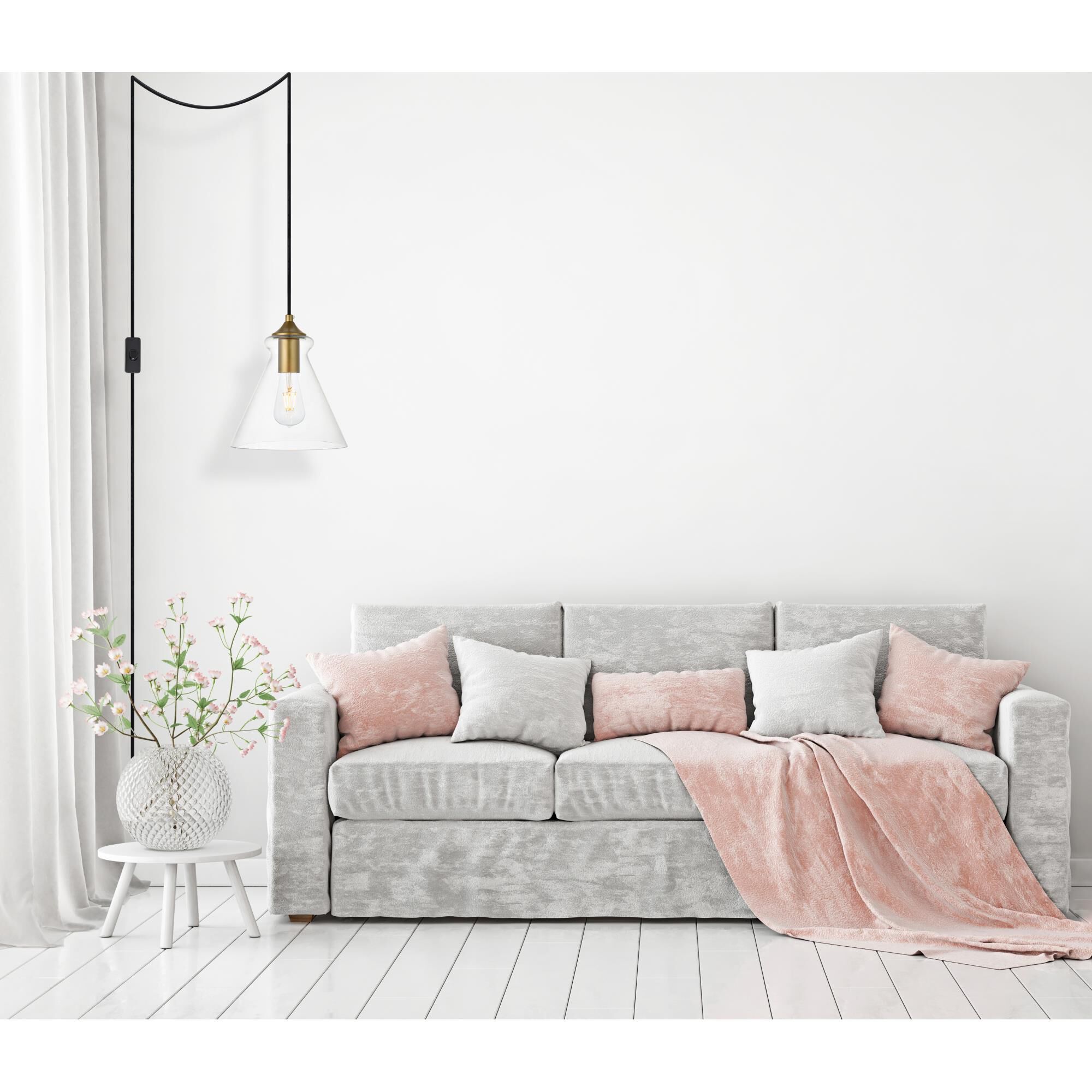 Elegant Lighting Destry 8 Inch Mini Pendant