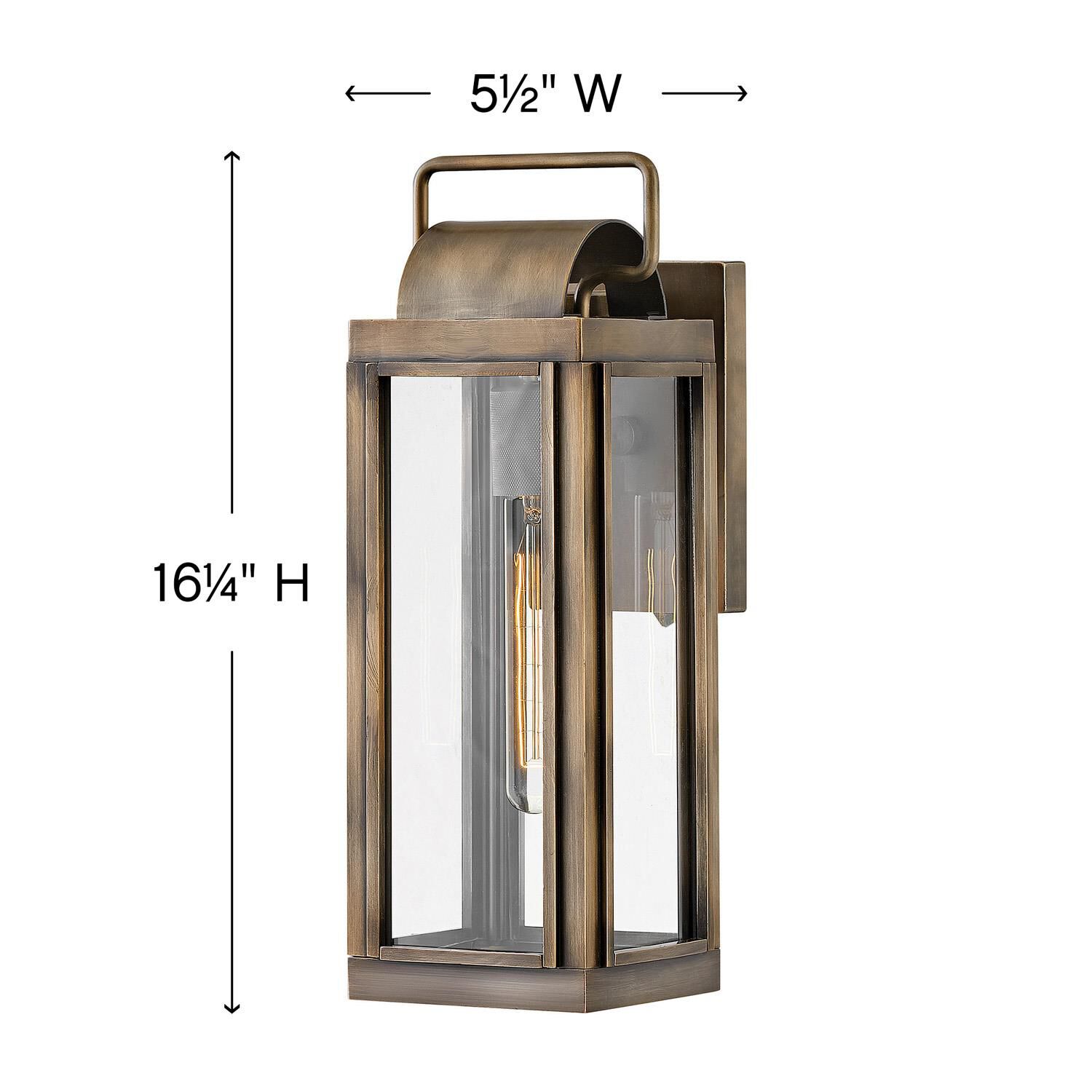Hinkley Lighting Sag Harbor 16 Inch Tall Outdoor Wall Light