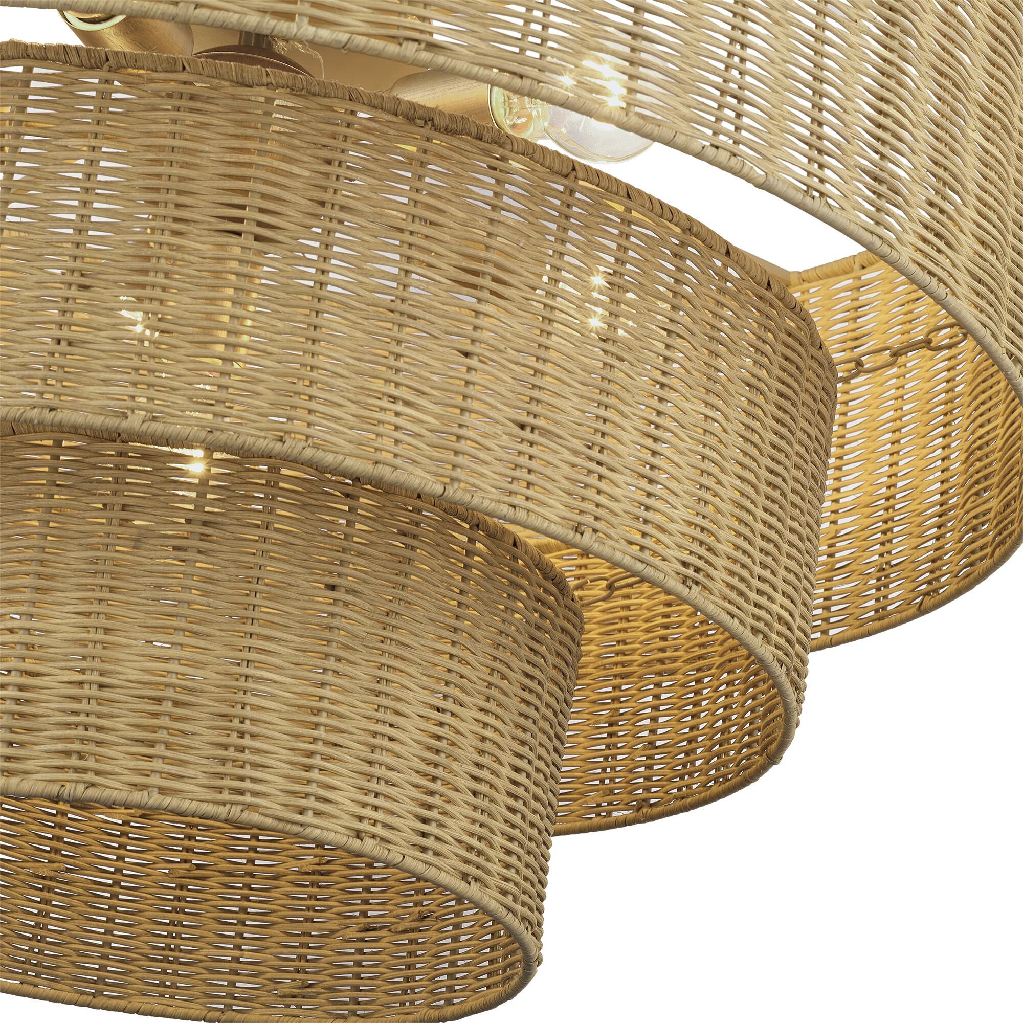 Weavington 28 Inch Large Pendant by Livex Lighting