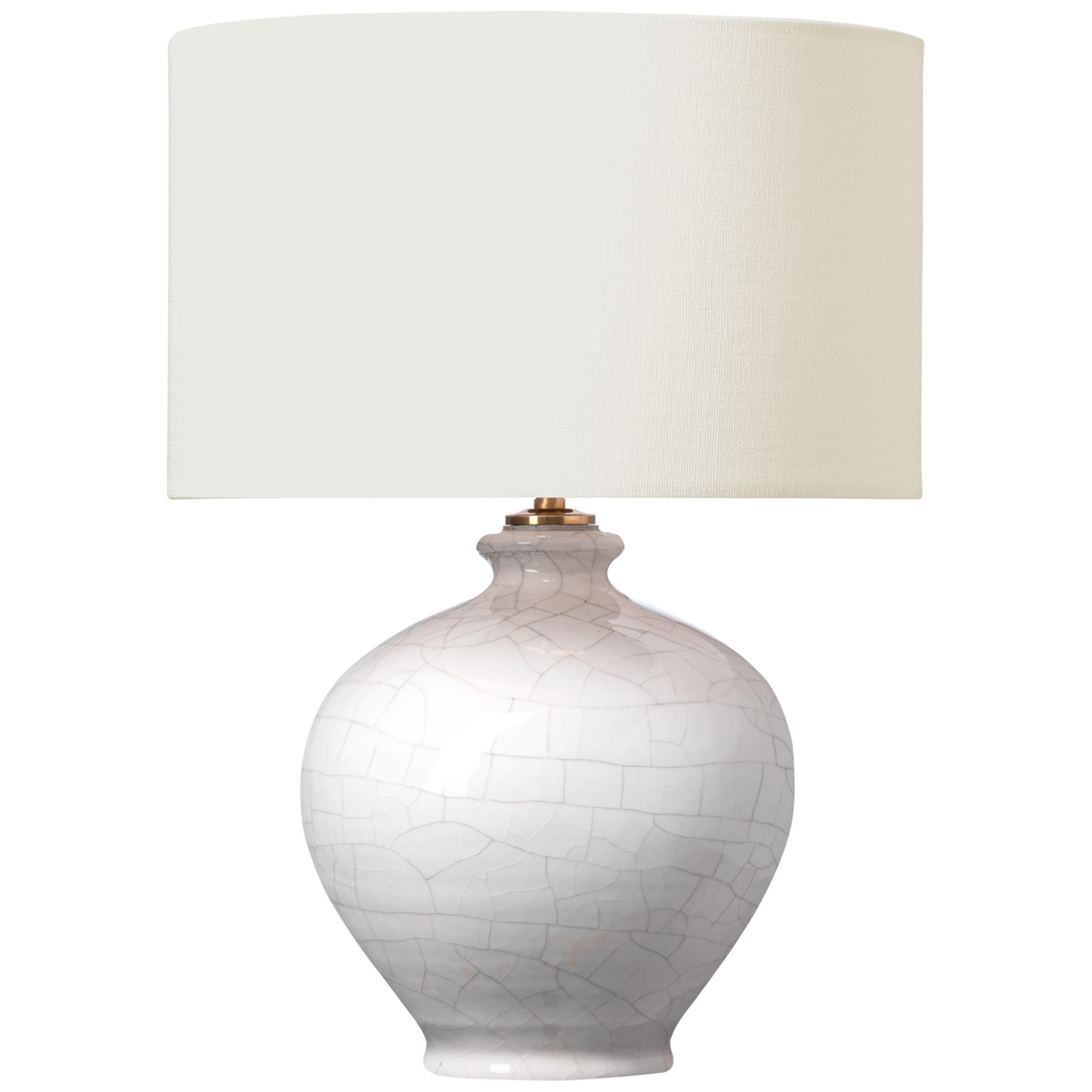 Shown in Crackled Ivory finish