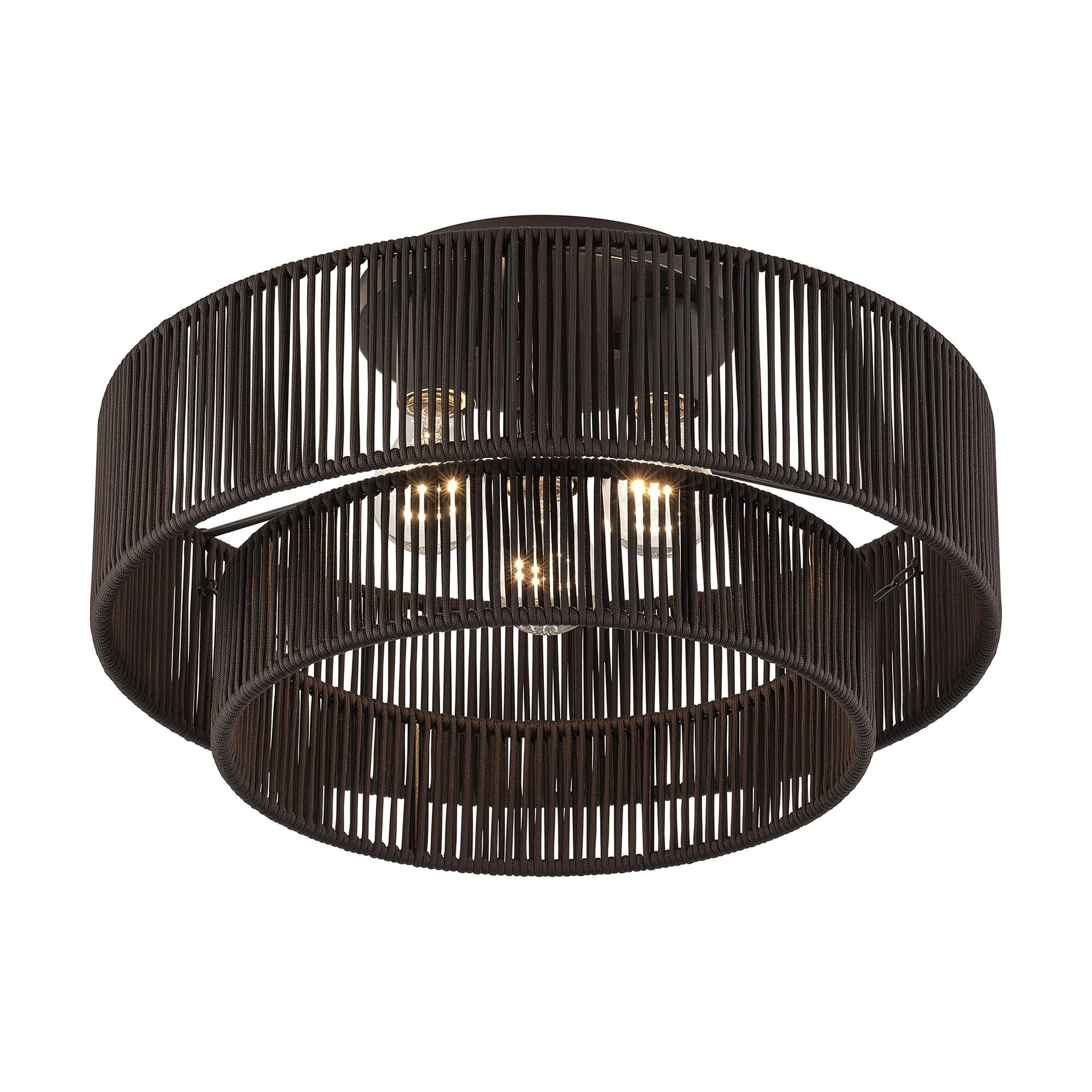 Acordia 18 Inch Semi Flush Mount by Livex Lighting