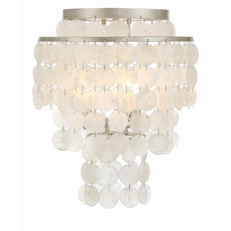 Brielle 13 Inch 3 Light Flush Mount by Crystorama