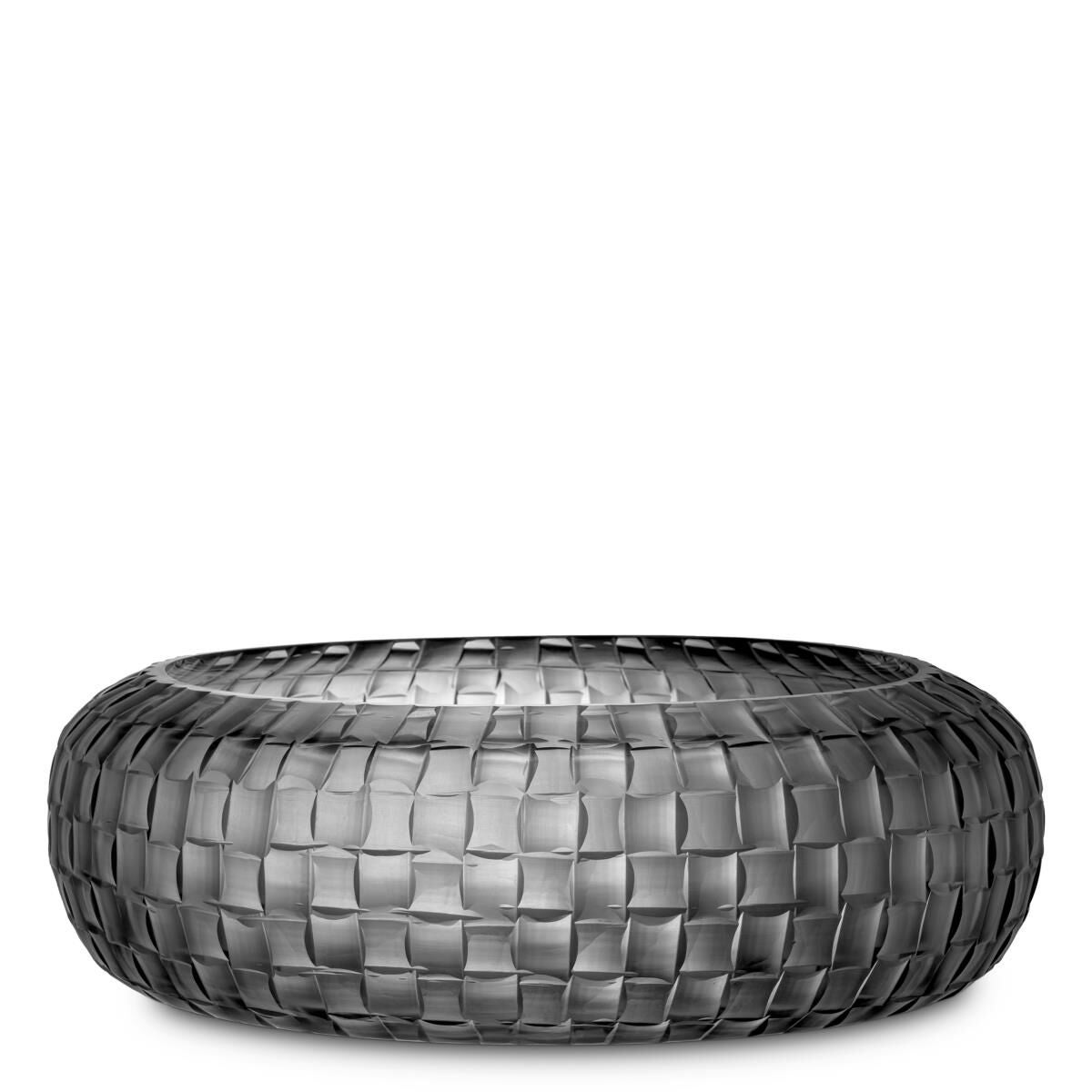 Shown in Hand Blown Glass, Grey Colour finish