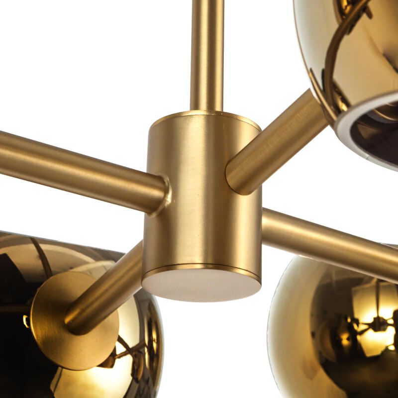 Willow Medium Linear Chandelier by Alora Mood
