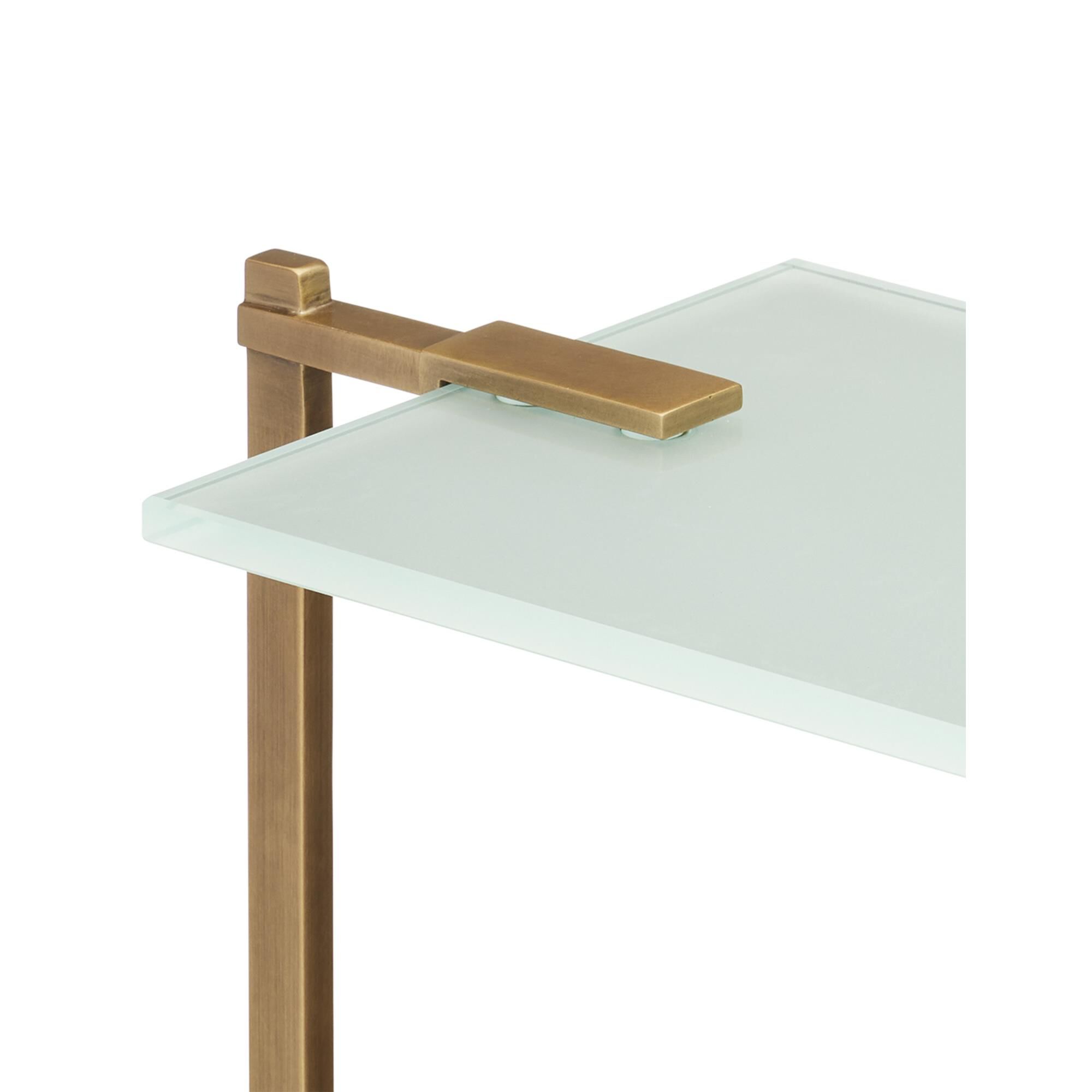 Shown in Antique Brass/Black finish